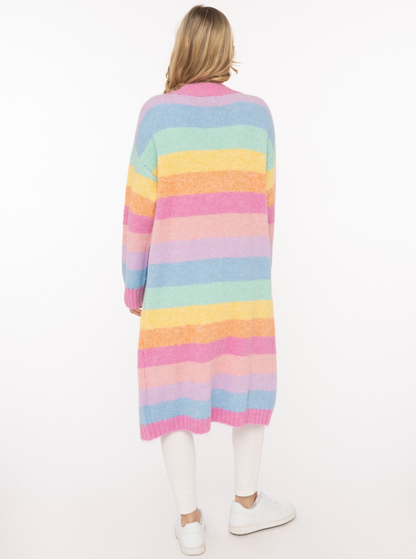 Long Cardigan "Pastel Crush"