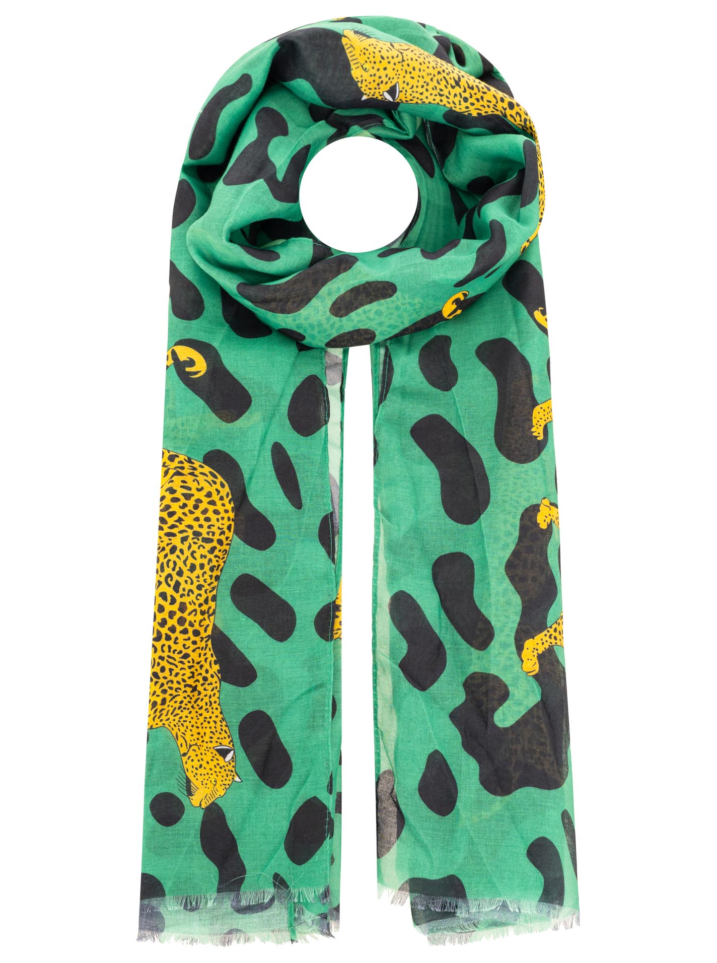 Schal Viskose Mix "Leopard Love"