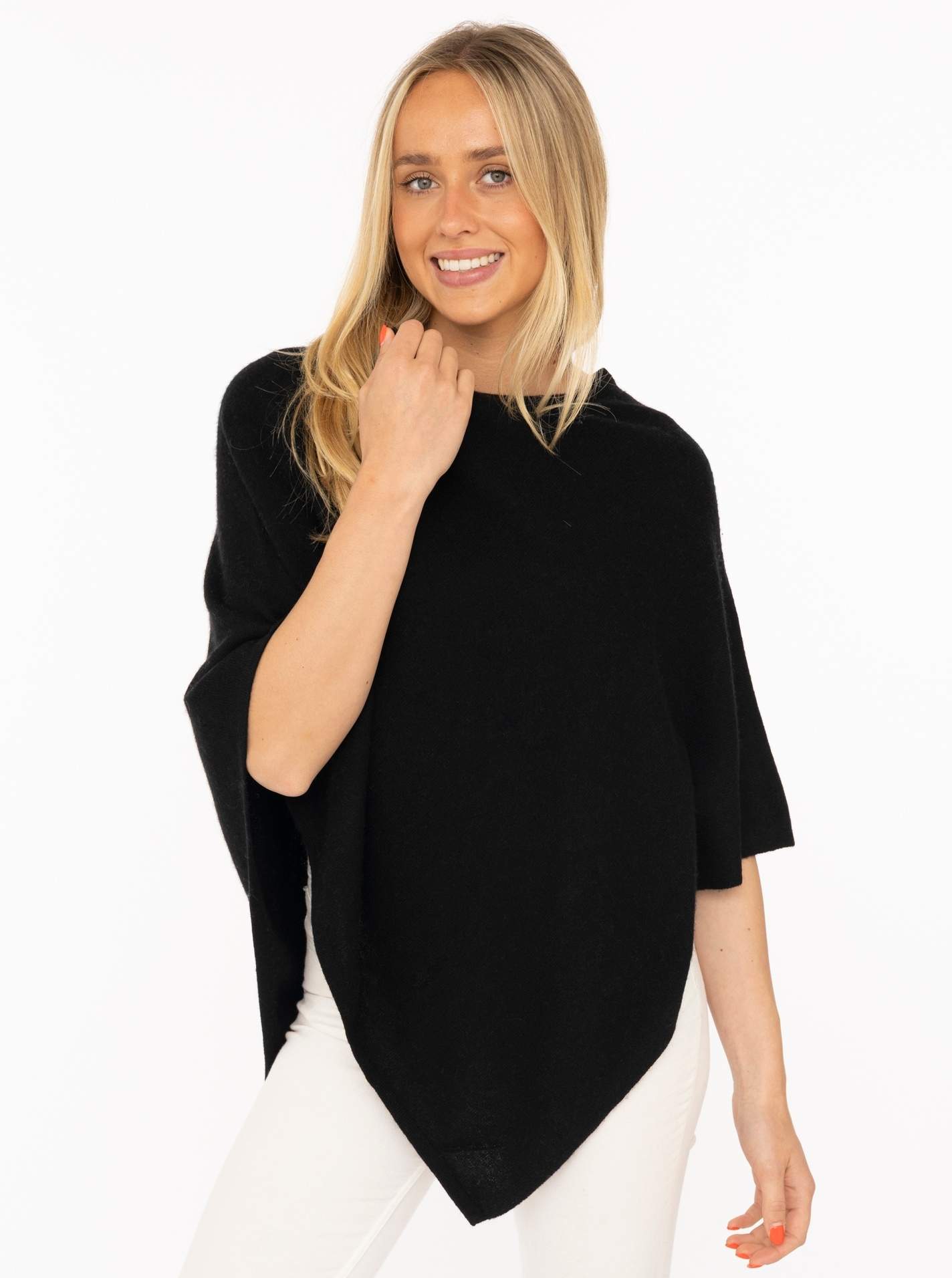 100% Cashmere Poncho