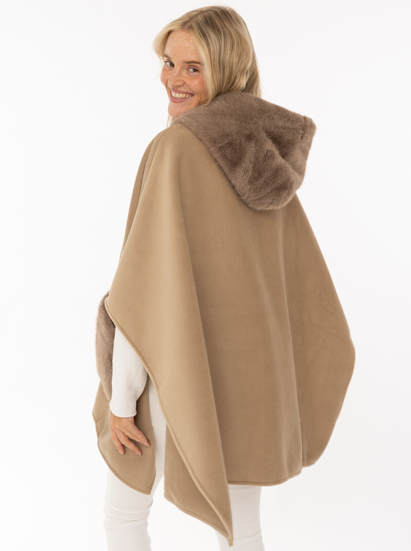 Hoodie Poncho "Uni"