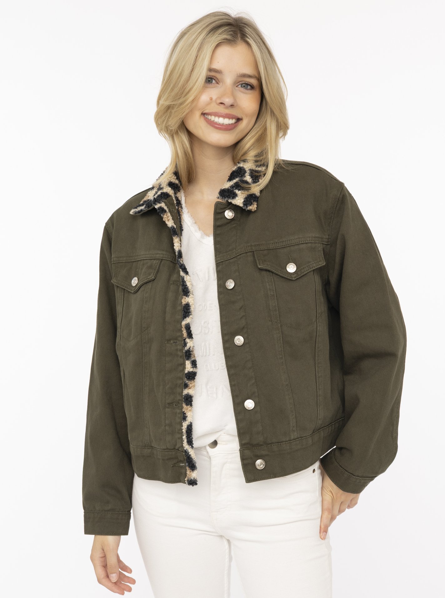 Jeansjacke "Leo Teddy"