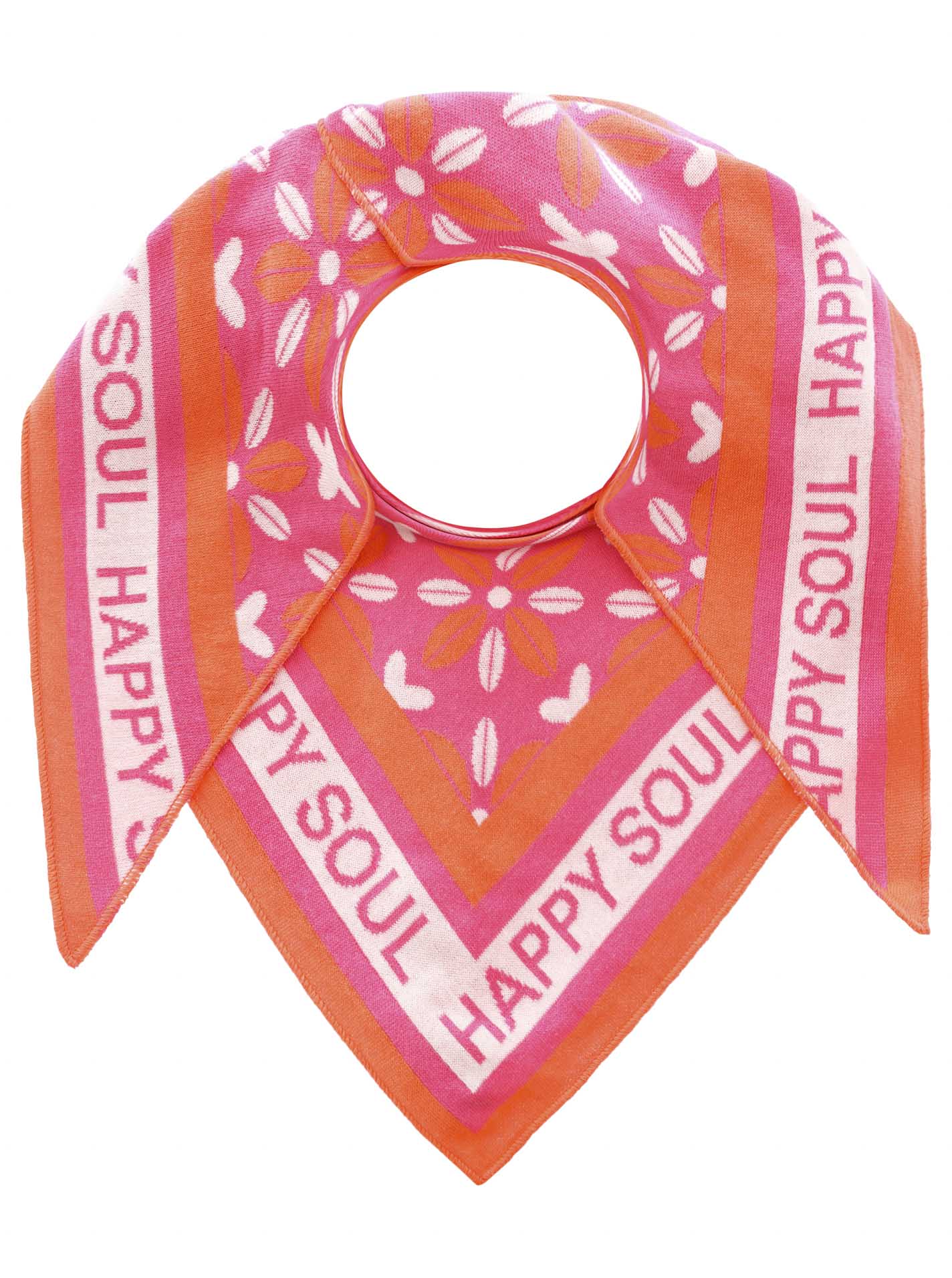 Dreieckstuch BW "Happy Blumen"