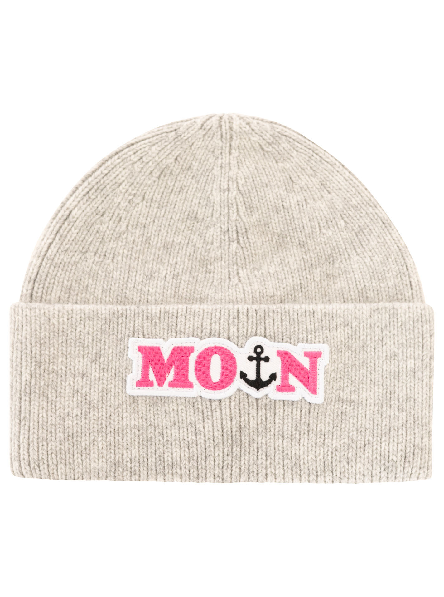 Umschlagmütze Wollmix "Moin"