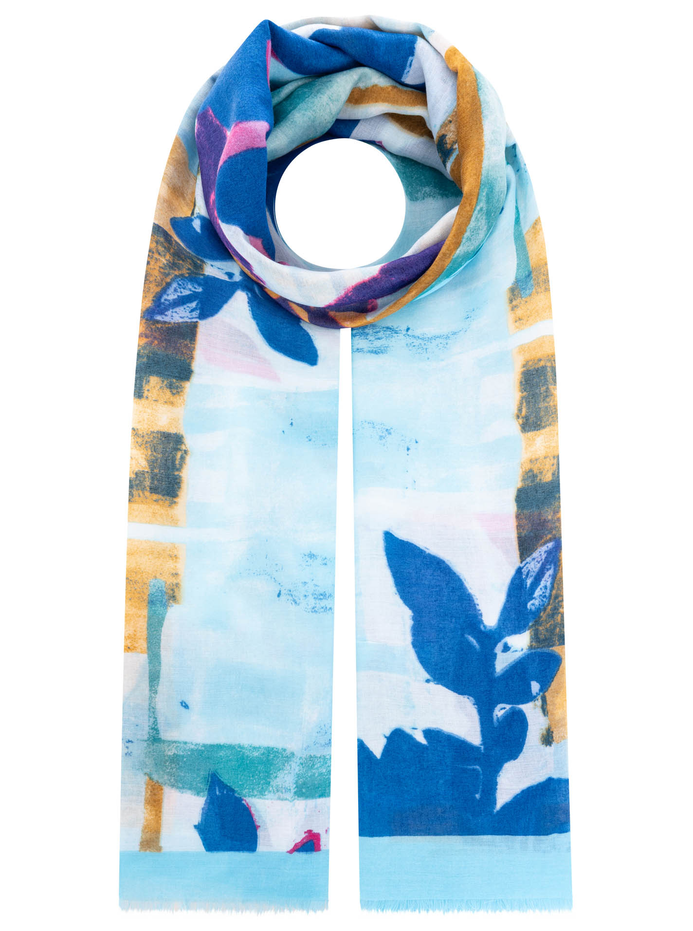 Schal "Aquarell Blumen"