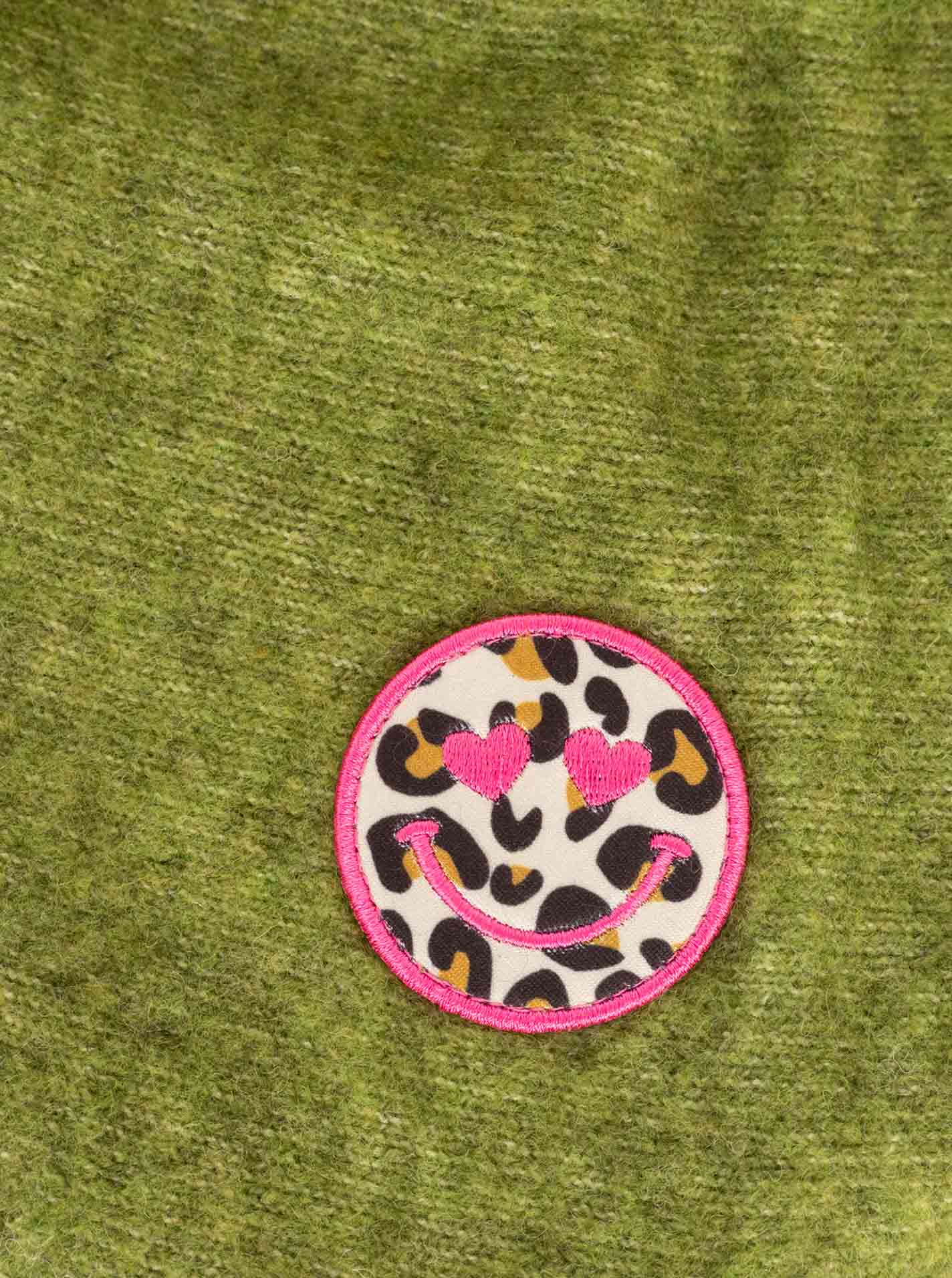 Dreieckstuch Wollmix "Uni Patch"