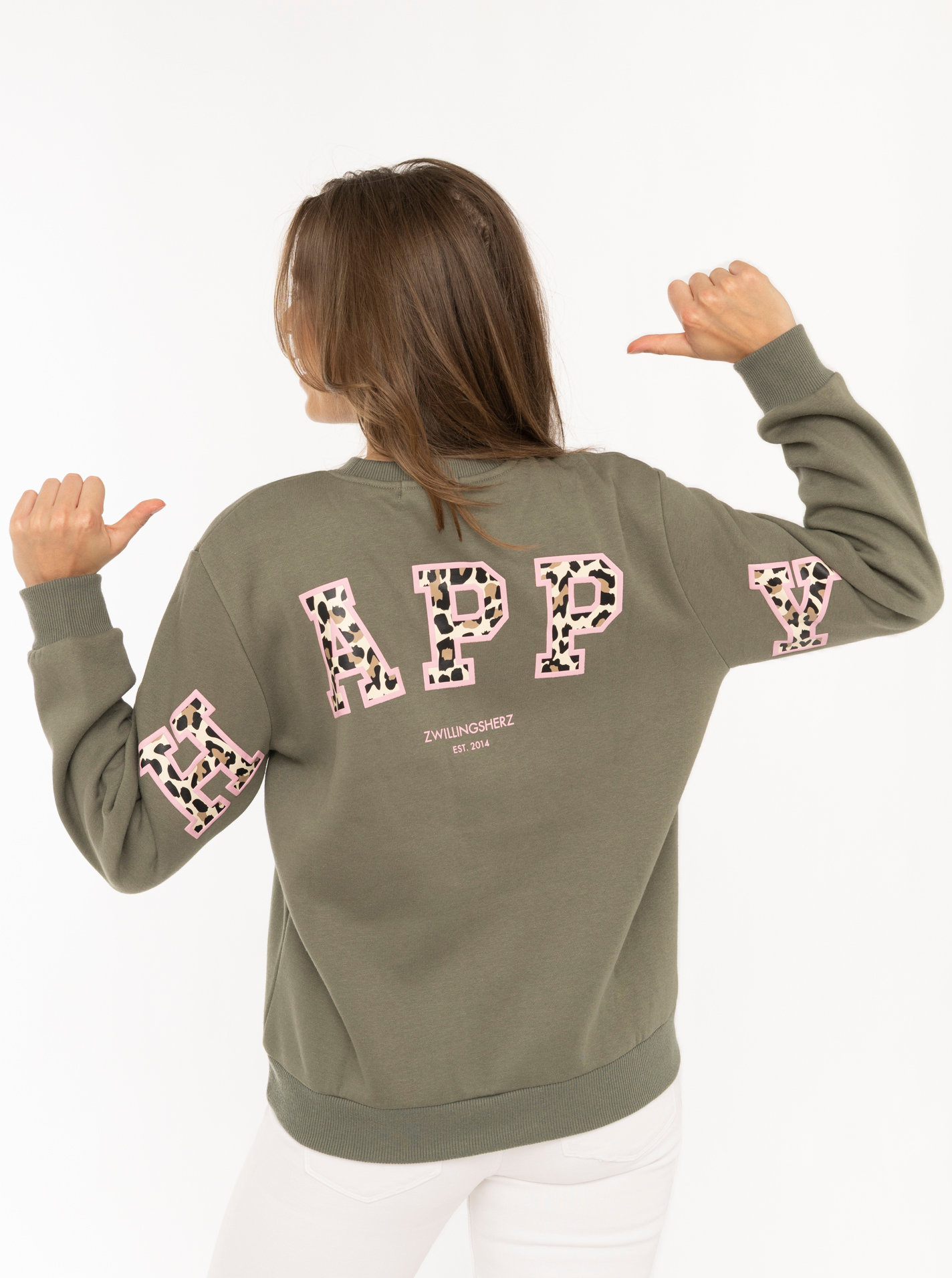 Sweatshirt "Happy Leo Lettering"