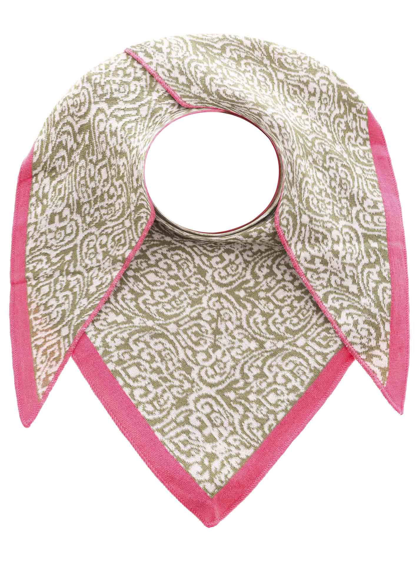 Dreieckstuch BW "Kleine Ornamente"