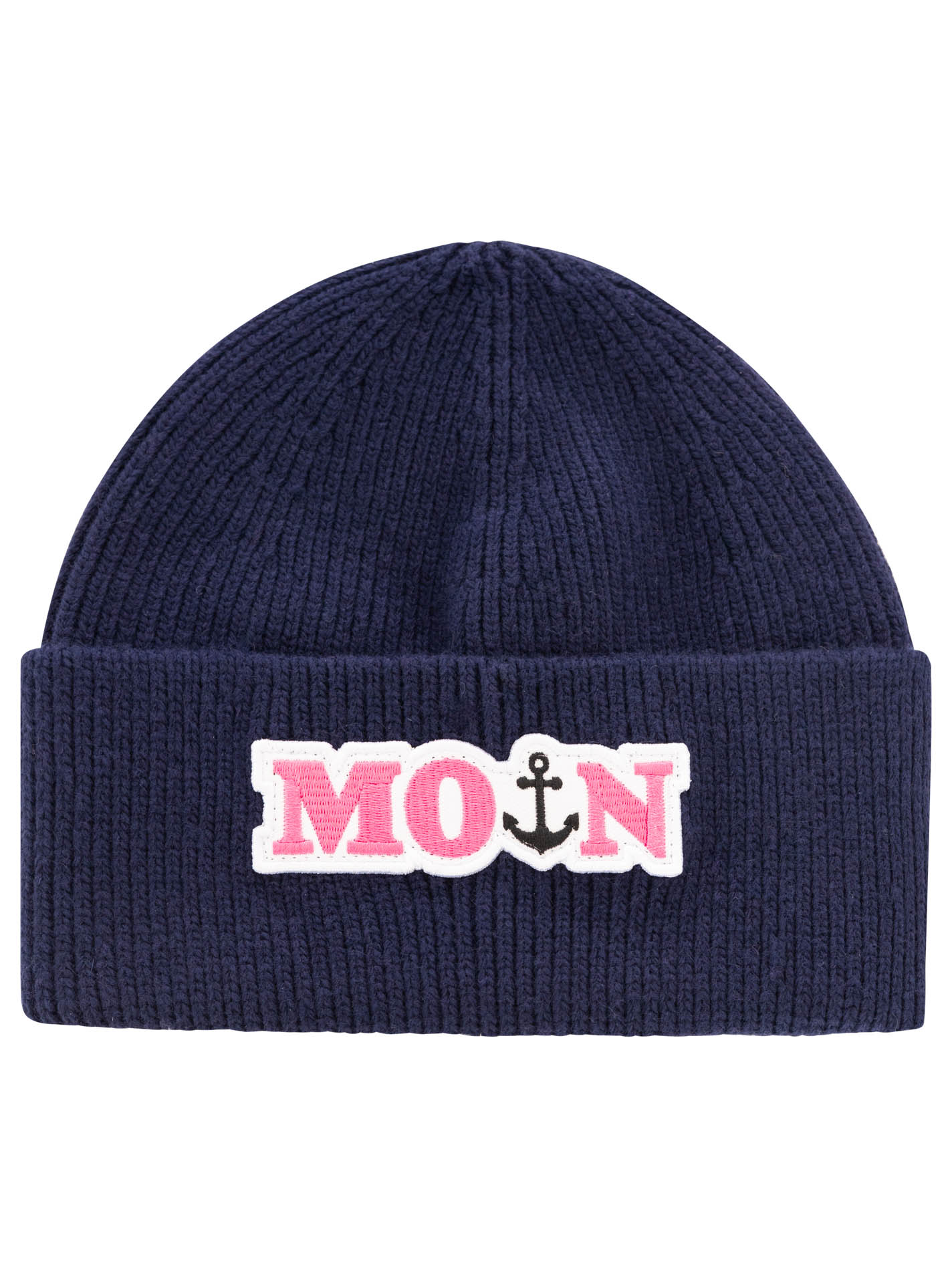 Umschlagmütze Wollmix "Moin"