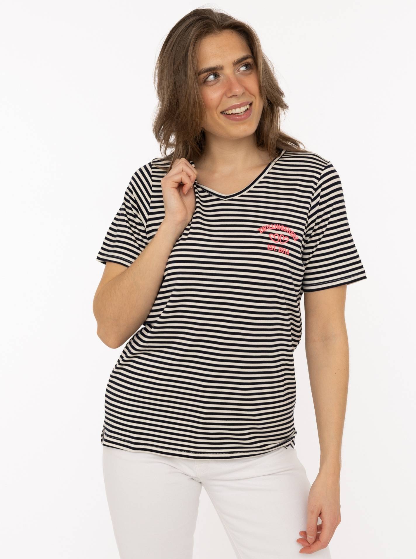 T-Shirt Streifen "Zwillingsherz"