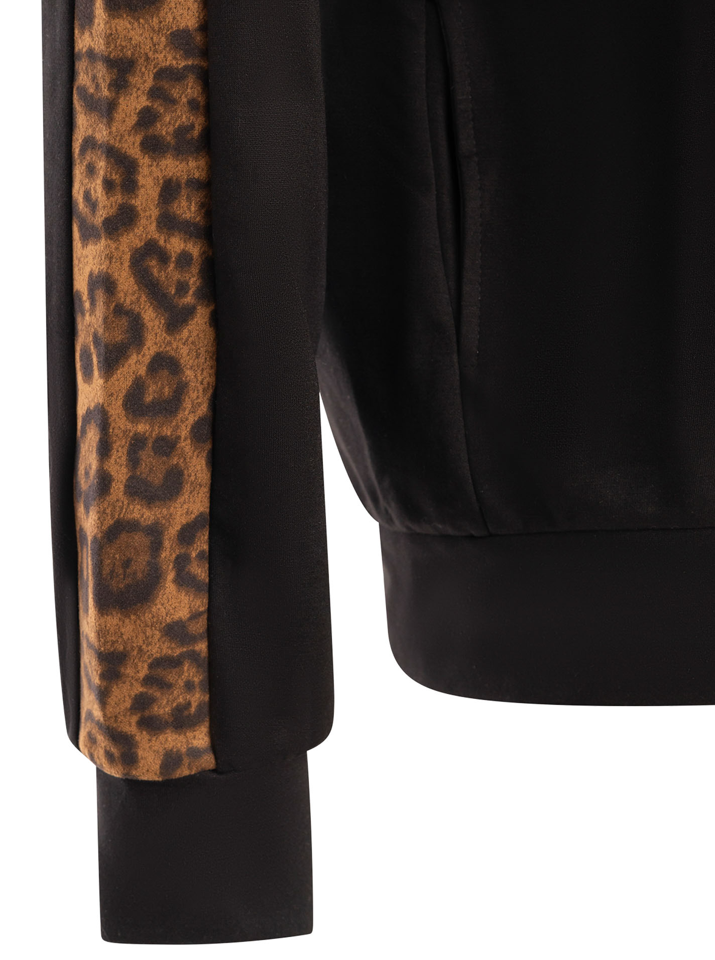 Hoodiejacke "Leo Streifen"
