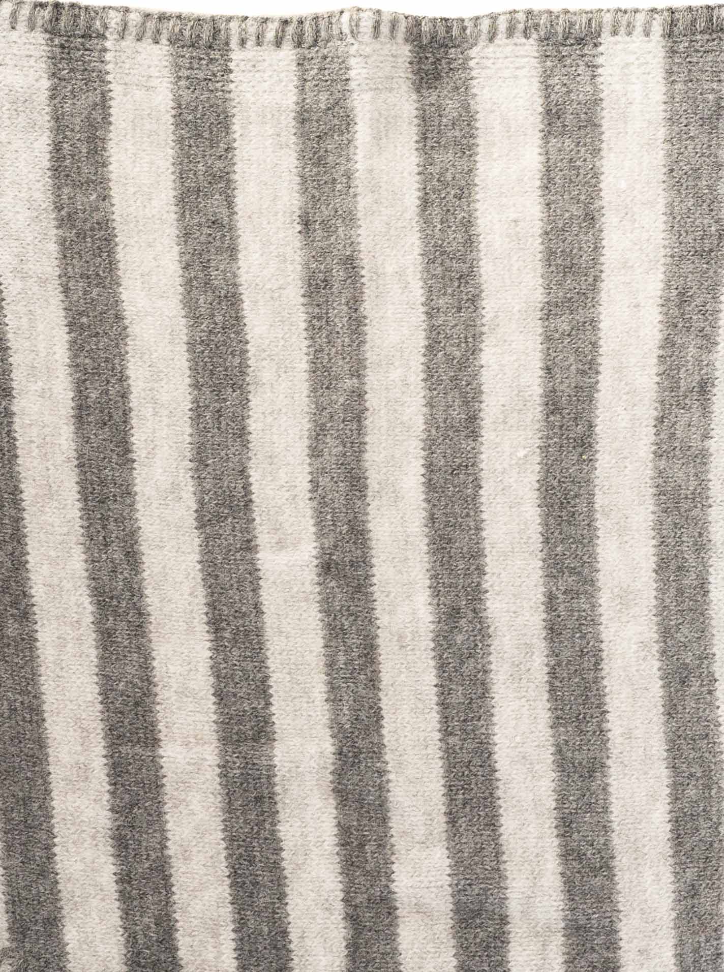 Kleines Dreieckstuch Wollmix "Streifen"