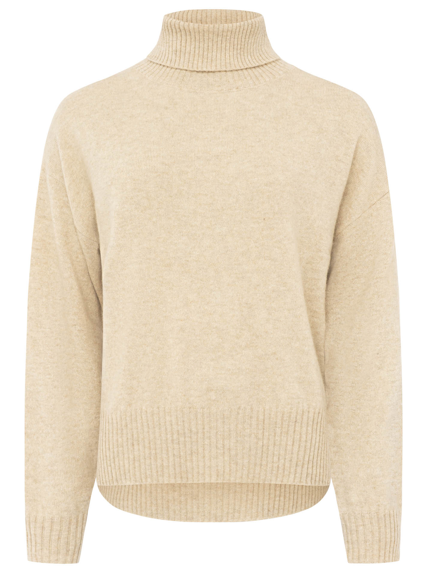 100% Cashmere Boxy Rollneck