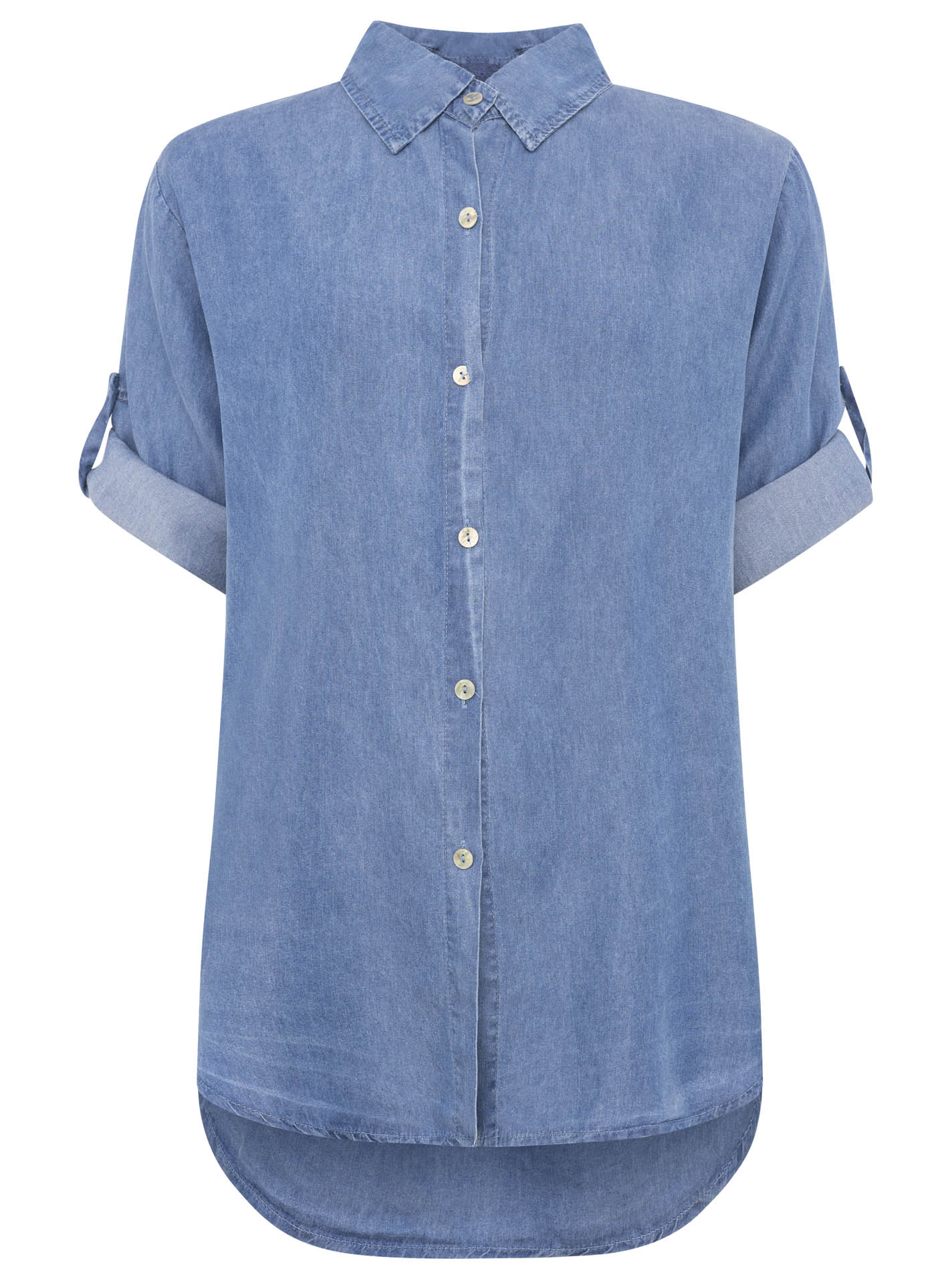 Oversize Bluse "Denim"
