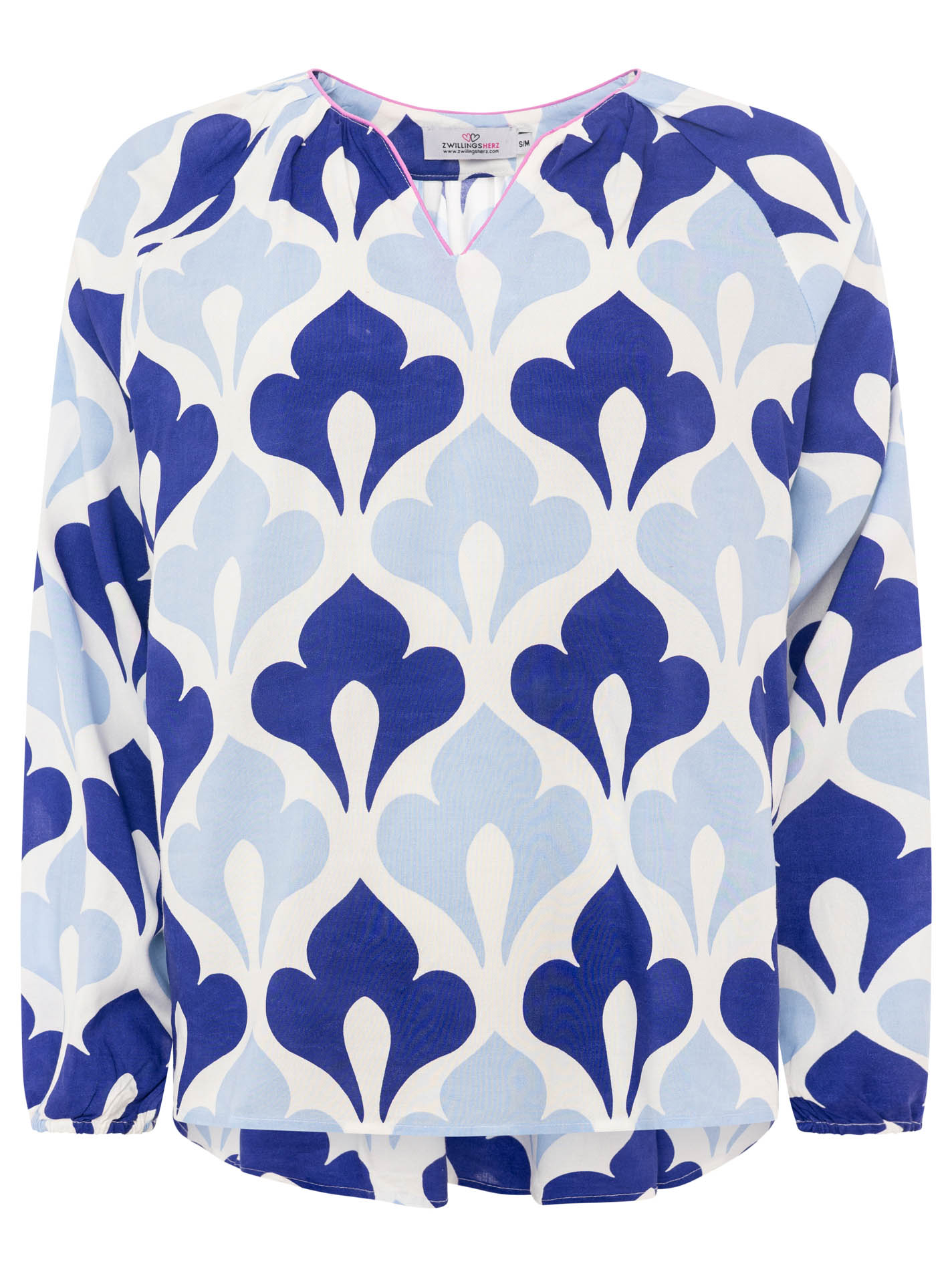 Bluse "Graphic Flower"