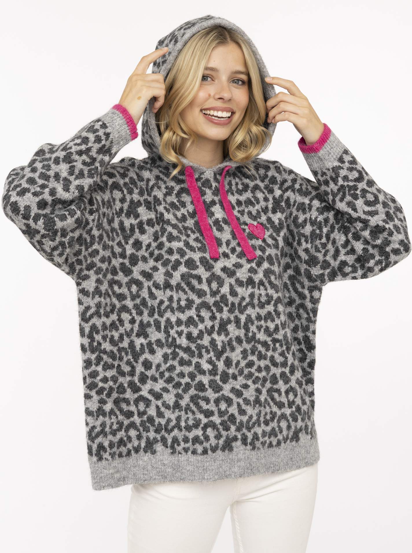 Strick Hoody "WILD HEART"