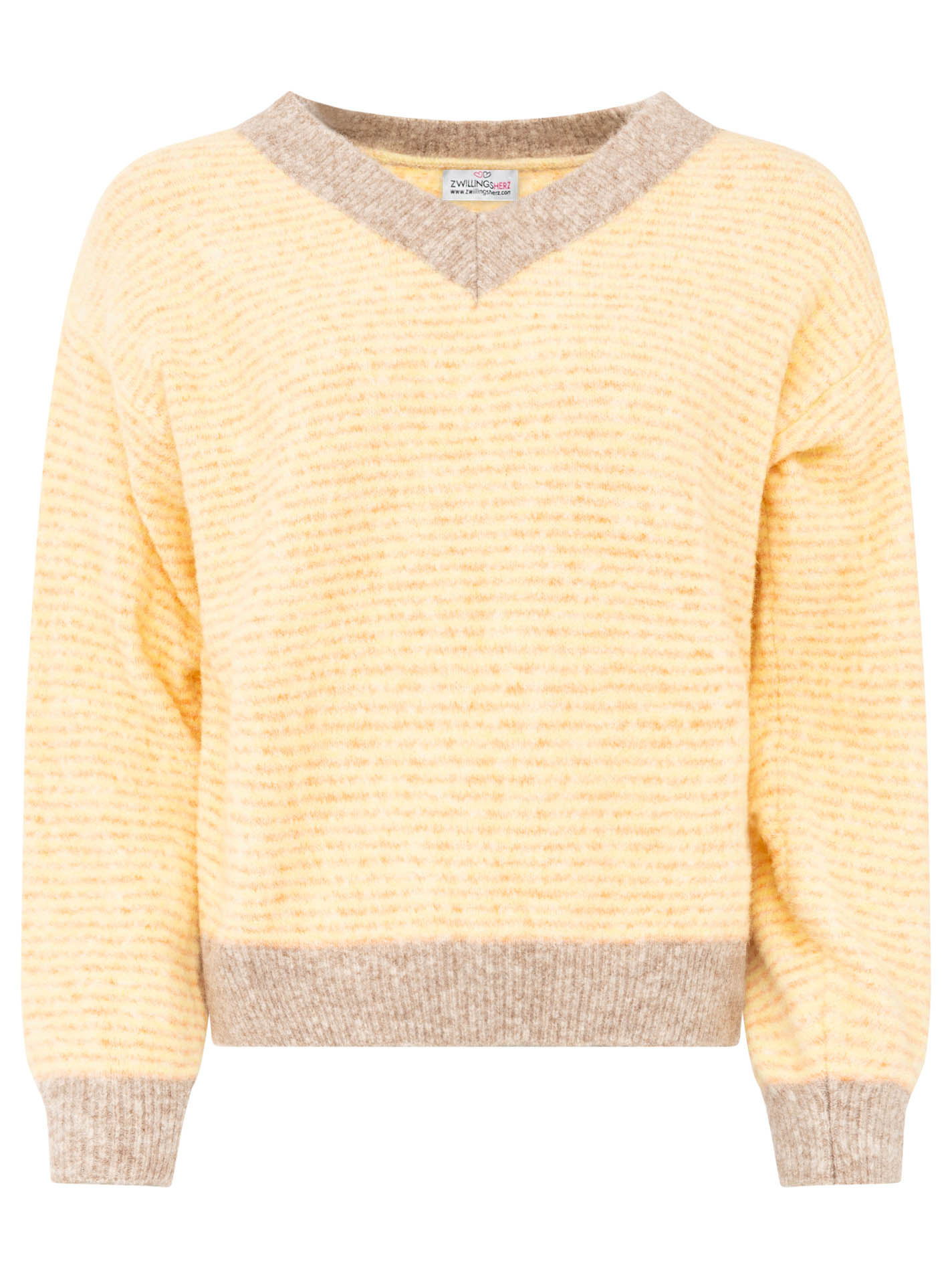 Wollmix Pullover "Streifen"