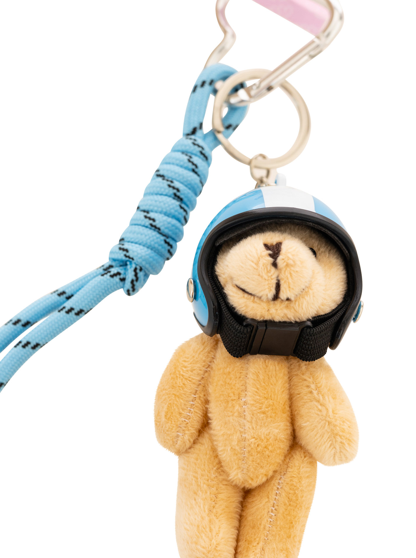 Schlüsselanhänger 10er Set "Bär mit Helm"