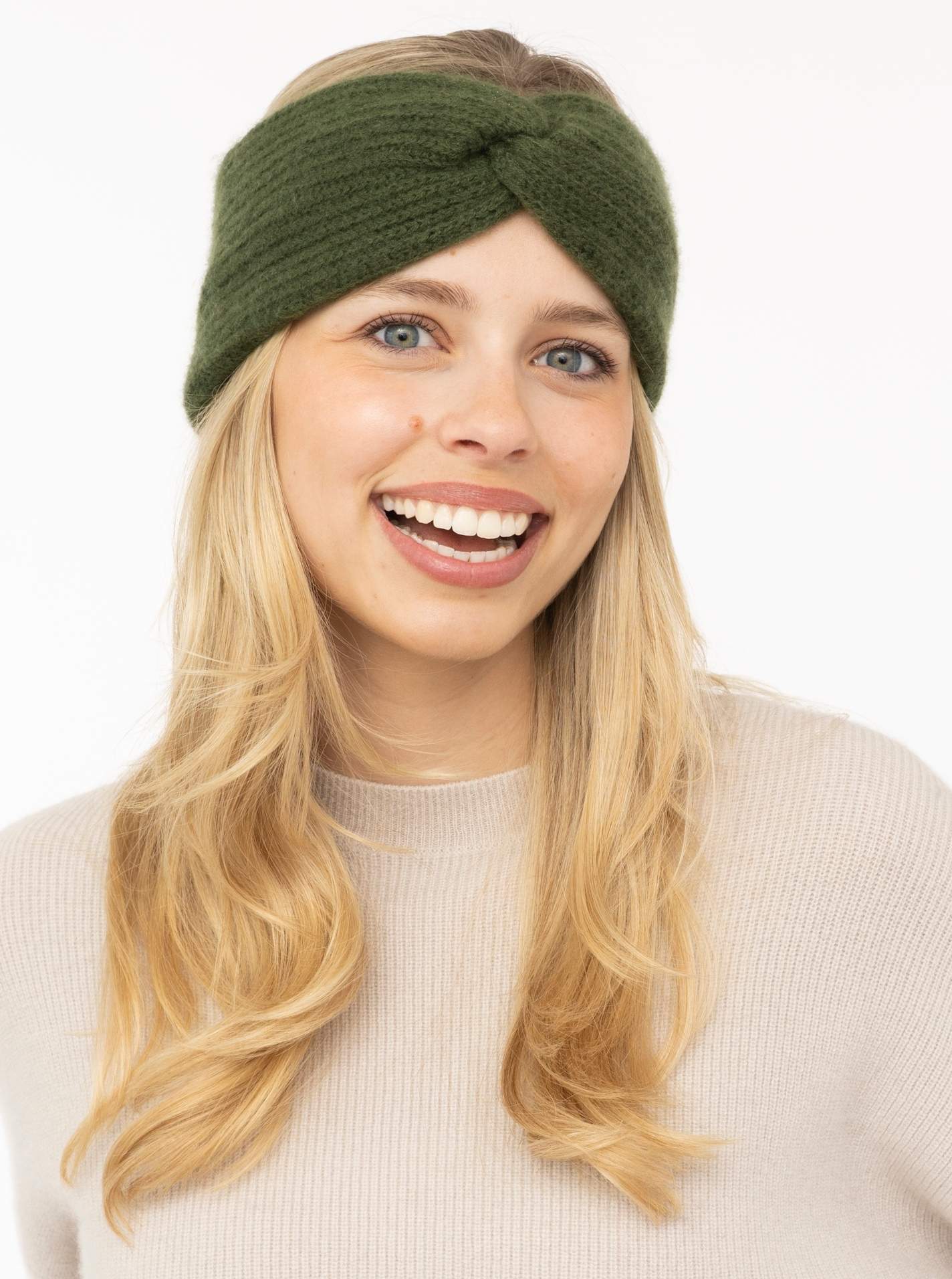 100% Cashmere Stirnband "Rippe"
