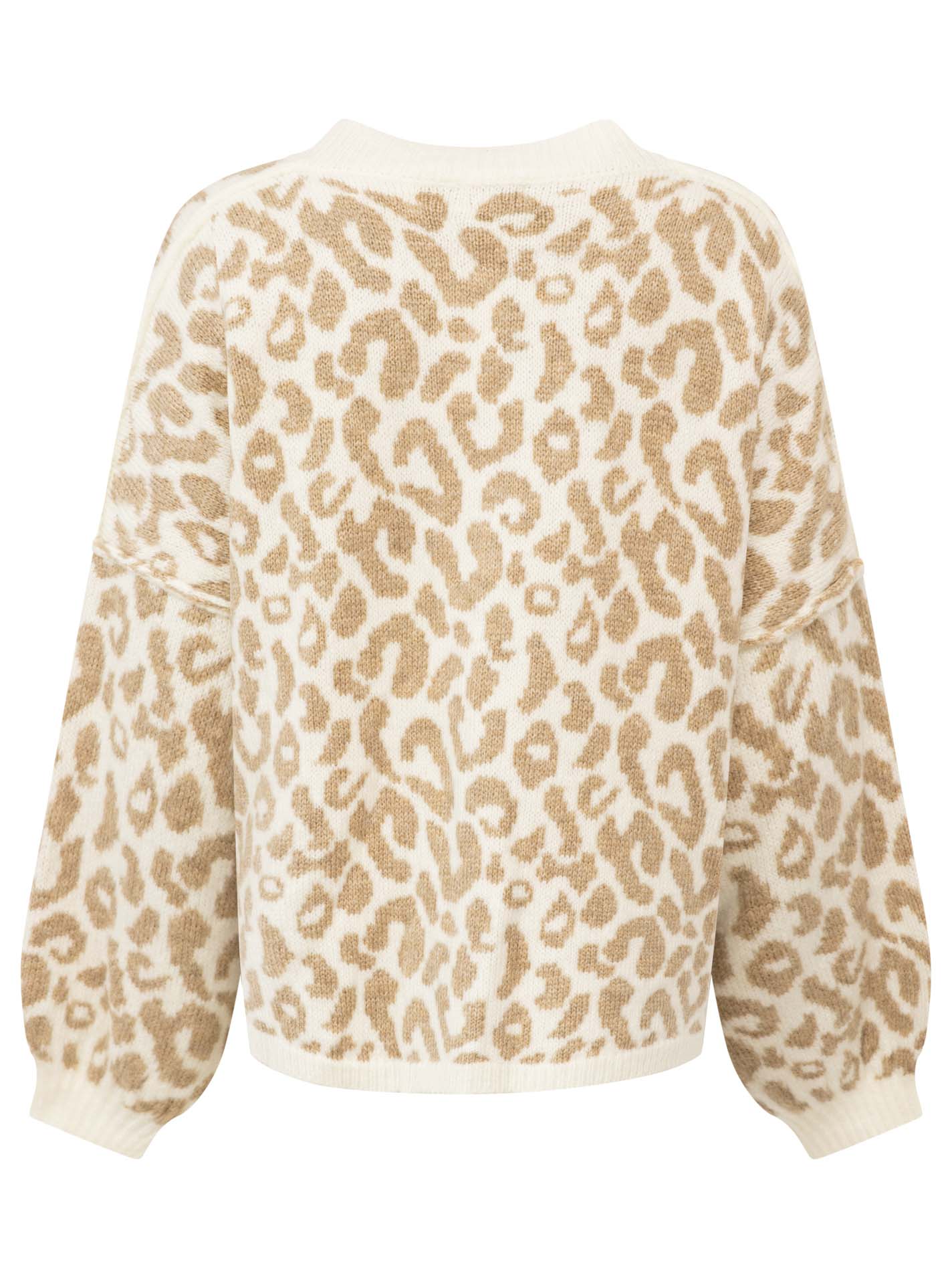 Cardigan Grobstrick "Neon Leo"