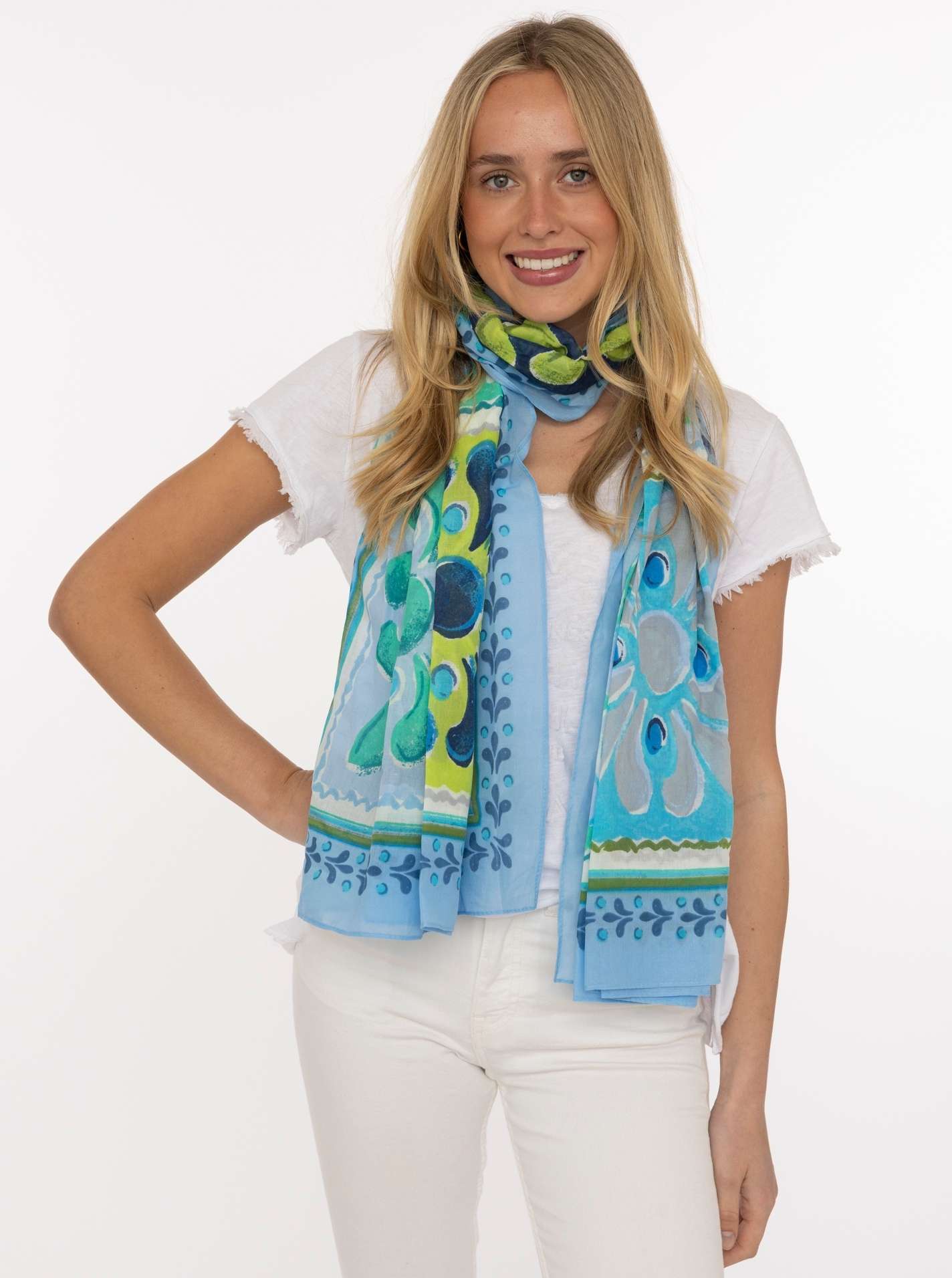 Schal BW "Summer Patchwork"