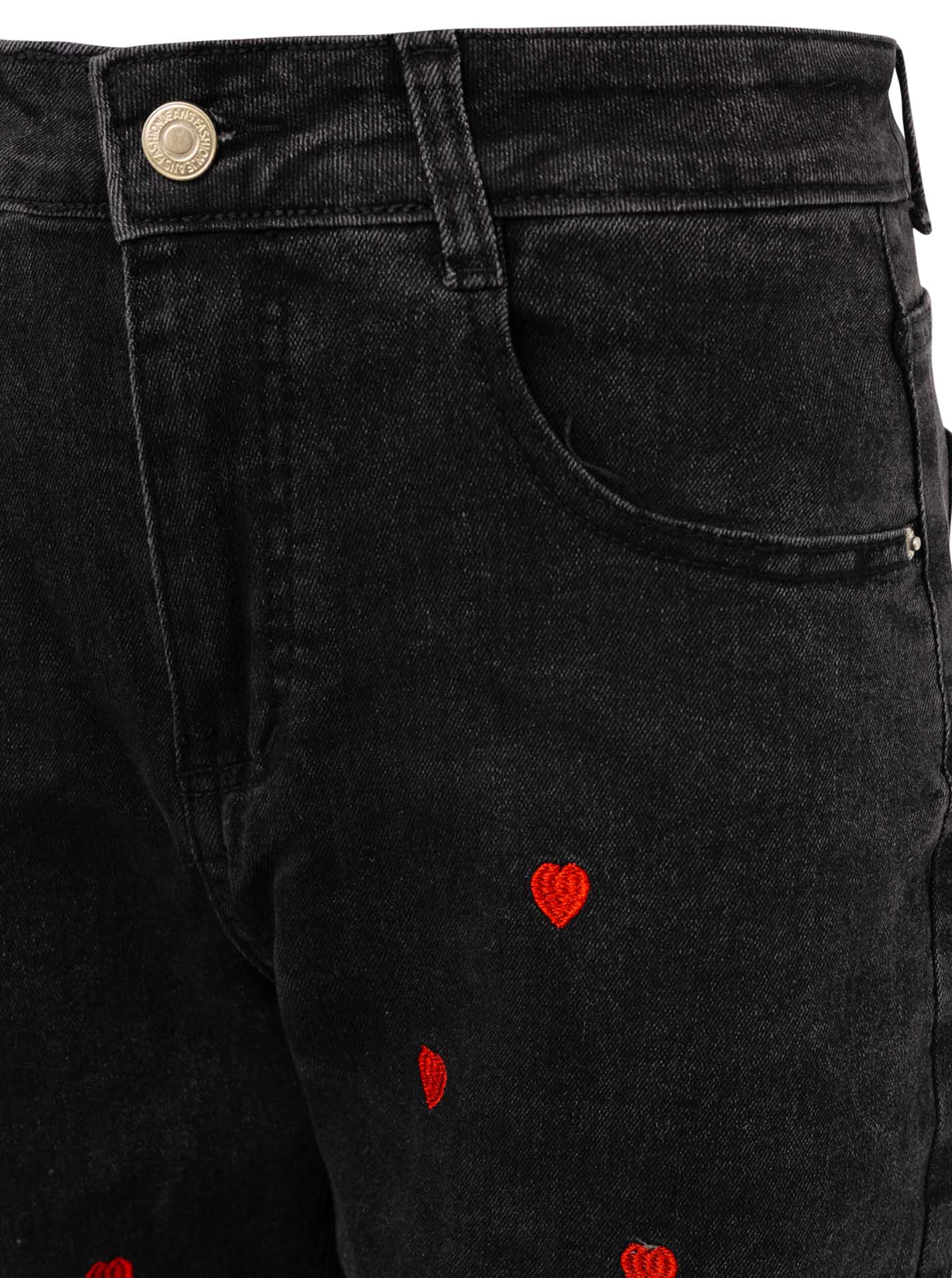 Wide Leg Jeans "Herz"