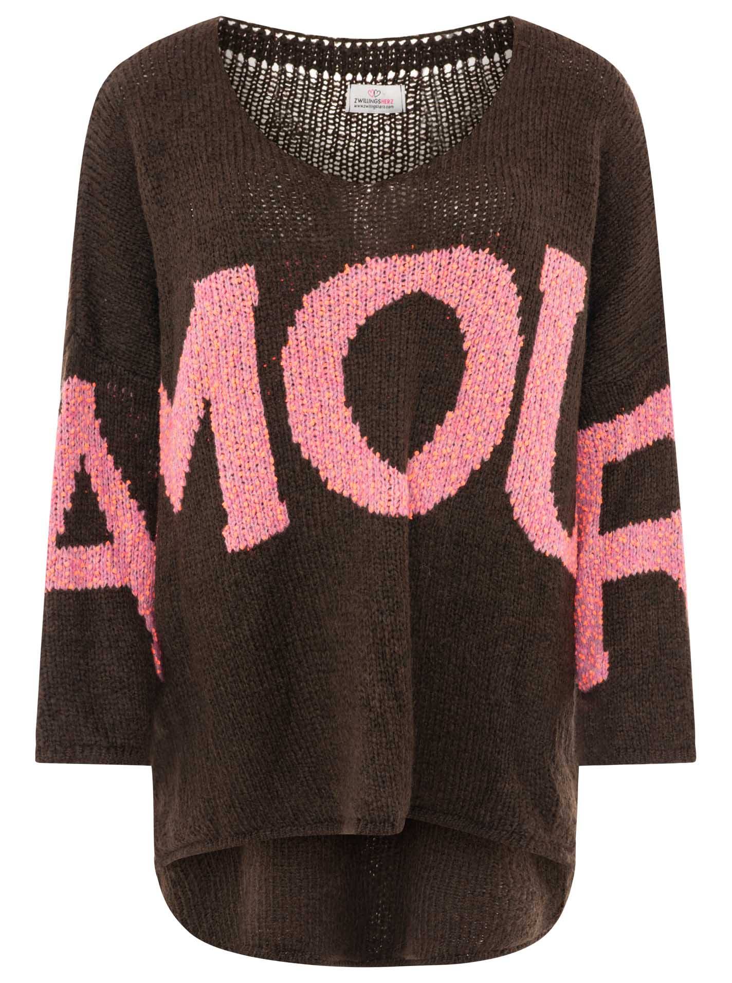 Strickpullover Wollmix "Amour"