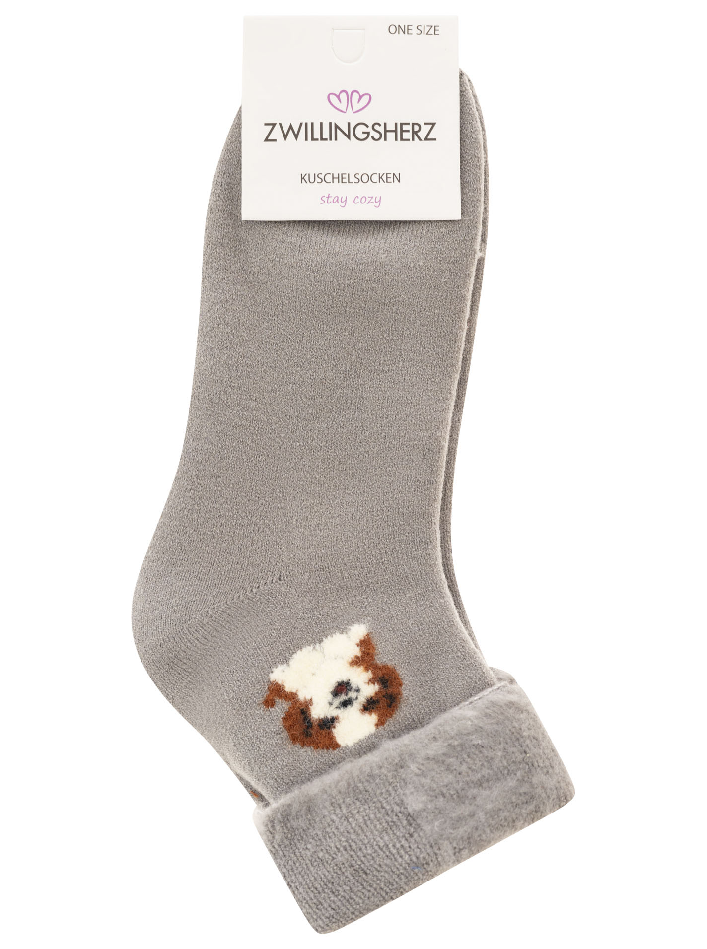 Kuschelsocke 10er Set Wollmix "Dog"