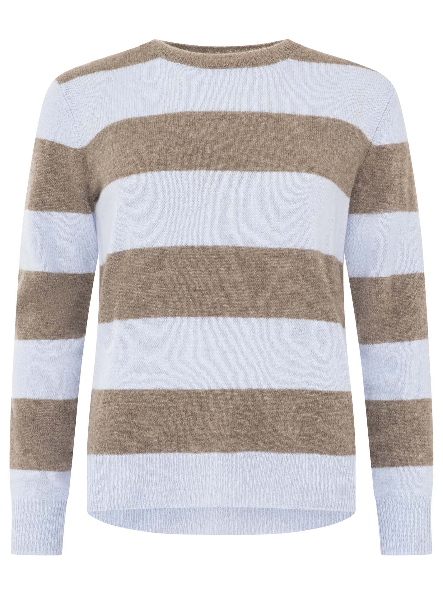 100% Kaschmir Pullover "Blockstreifen"