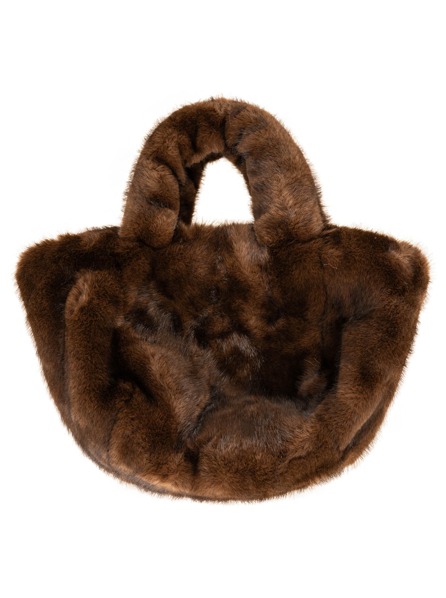 Kleiner Shopper Fake Fur "Uni"