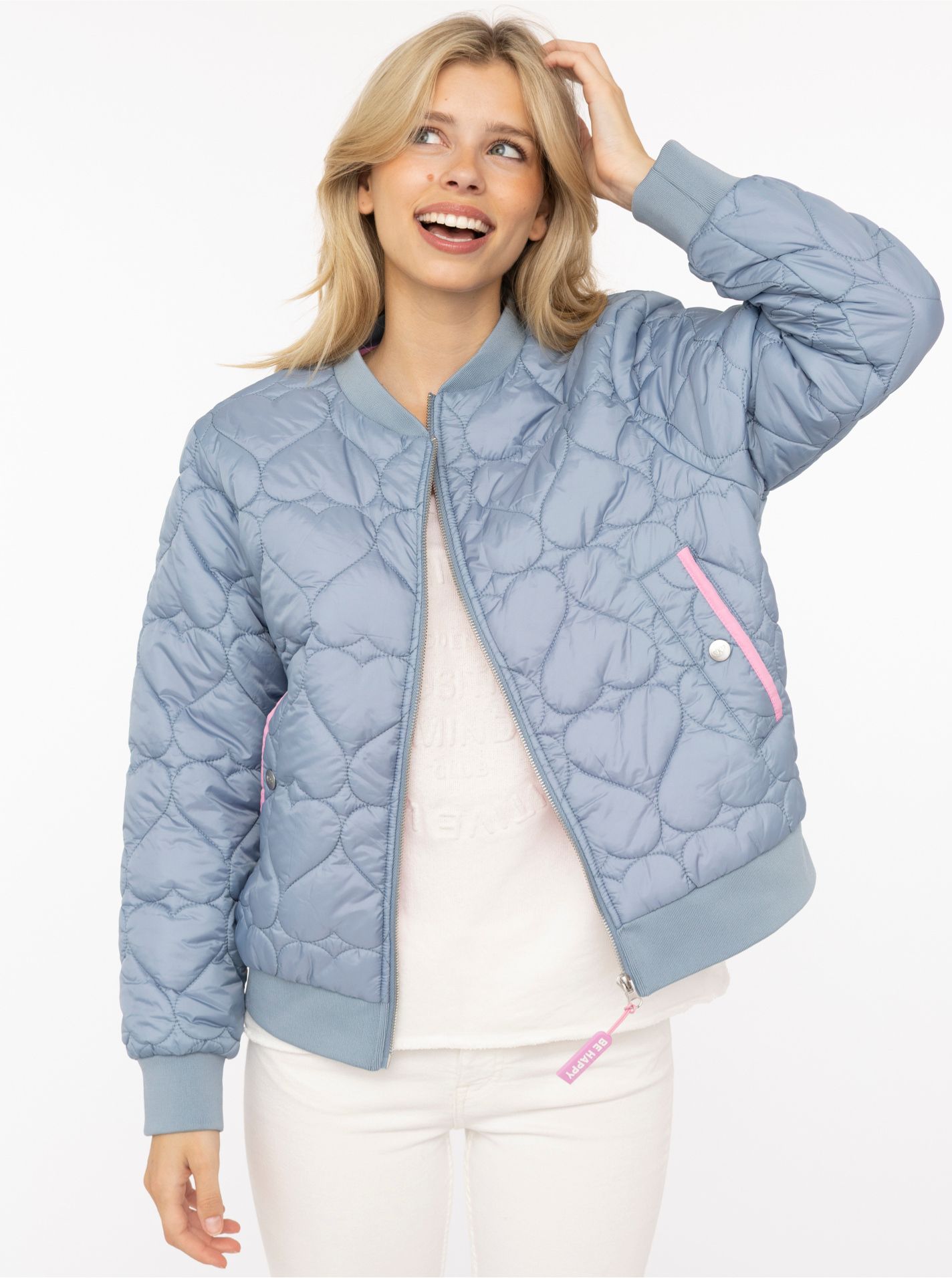 Bomberjacke "Be Happy"