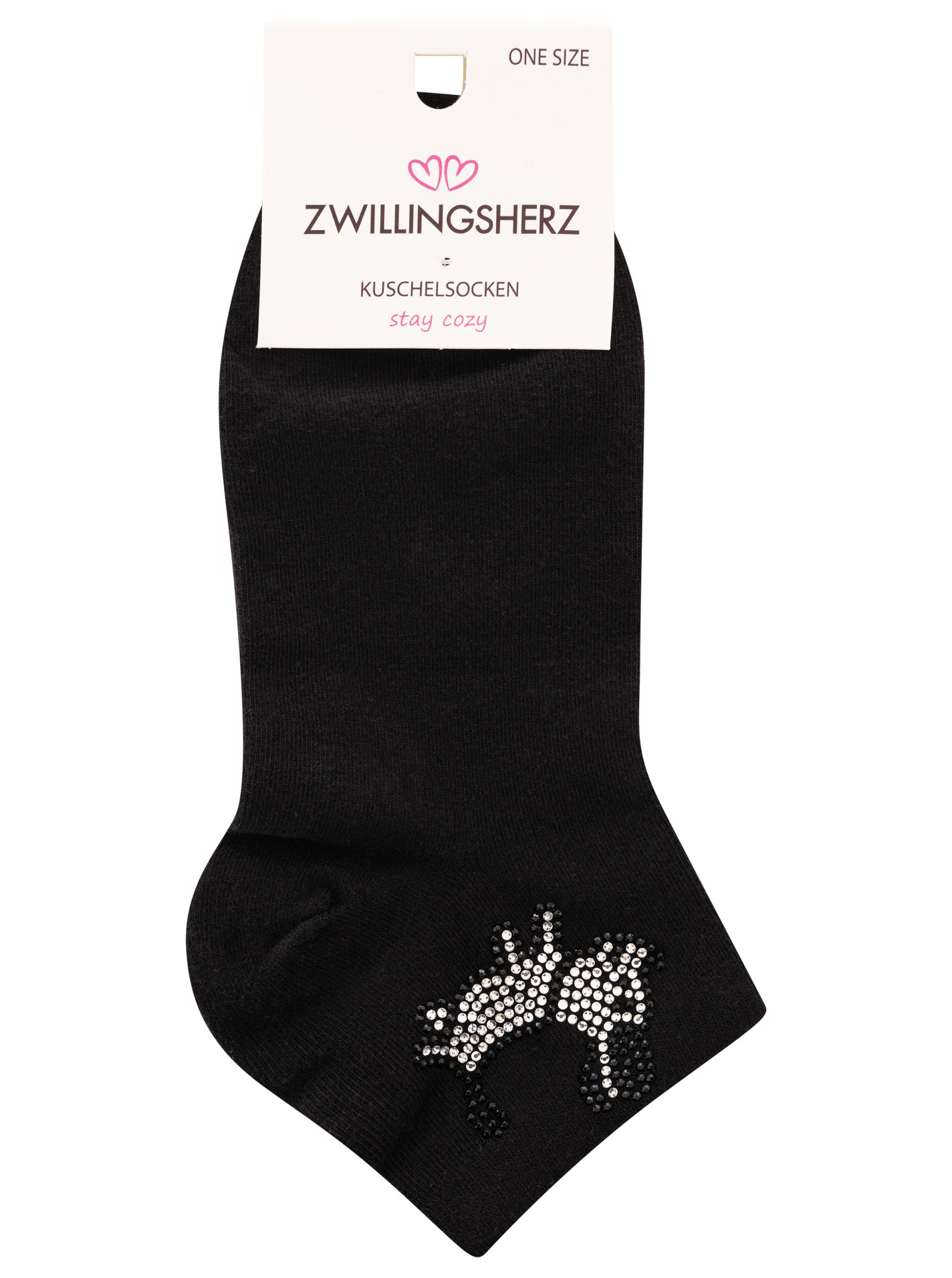 Socken 10er Set "Strass Dackel"