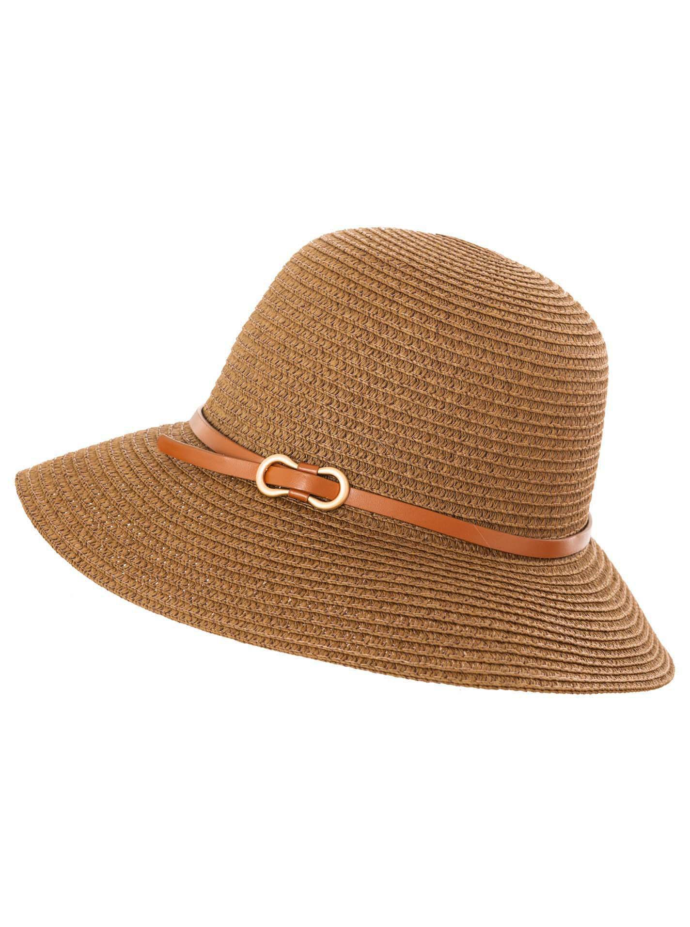 Strohhut "Lederband"