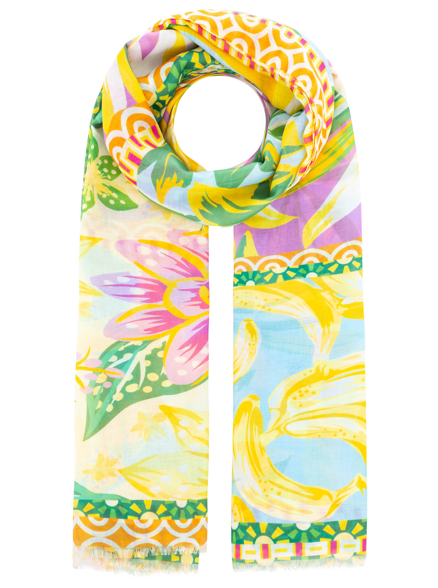 ART694a5f62e5e22_077_Schal_JungleVibes_4109_K25862_Gelb Schal "Jungle Vibes"