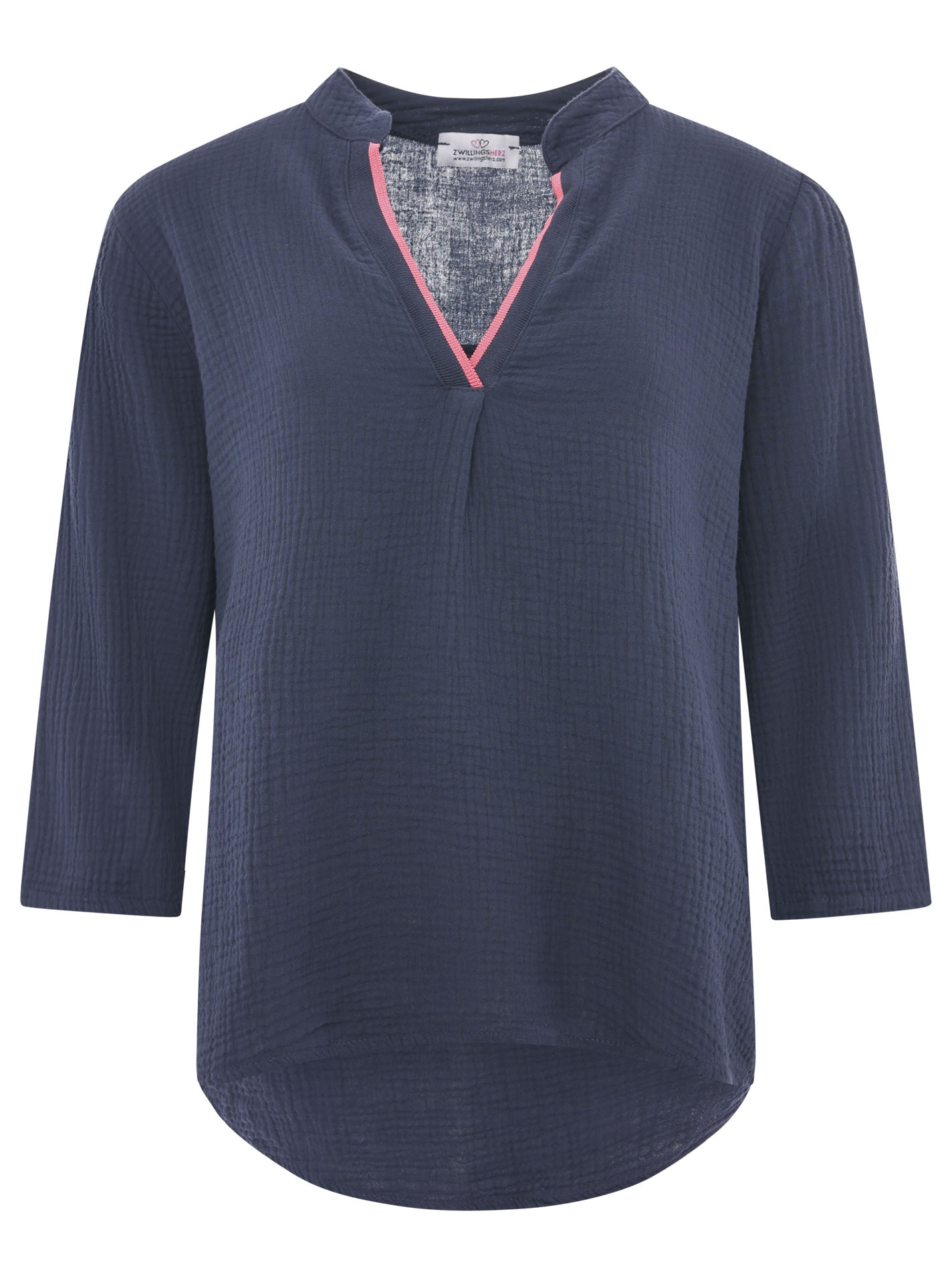 Bluse Musselin "Neon Kante"