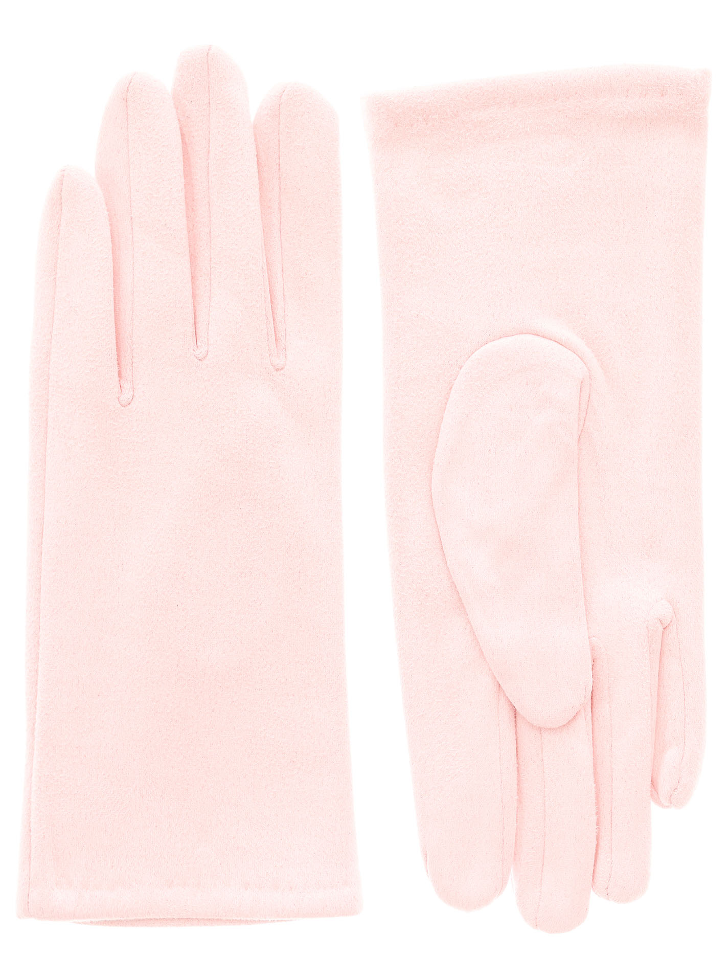 10er Set Handschuhe Velour "Uni"