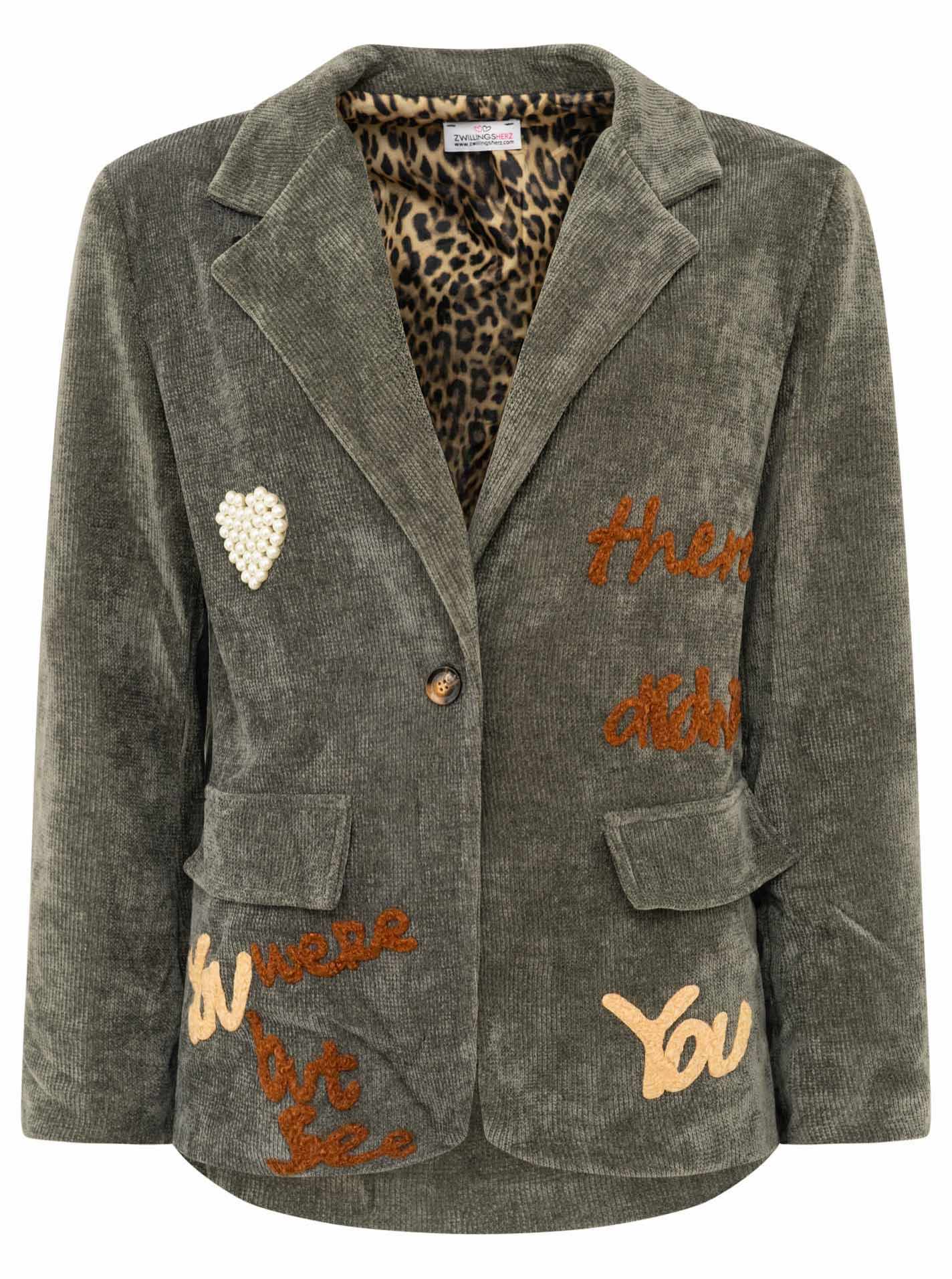 Cord Blazer "Mix & Match"