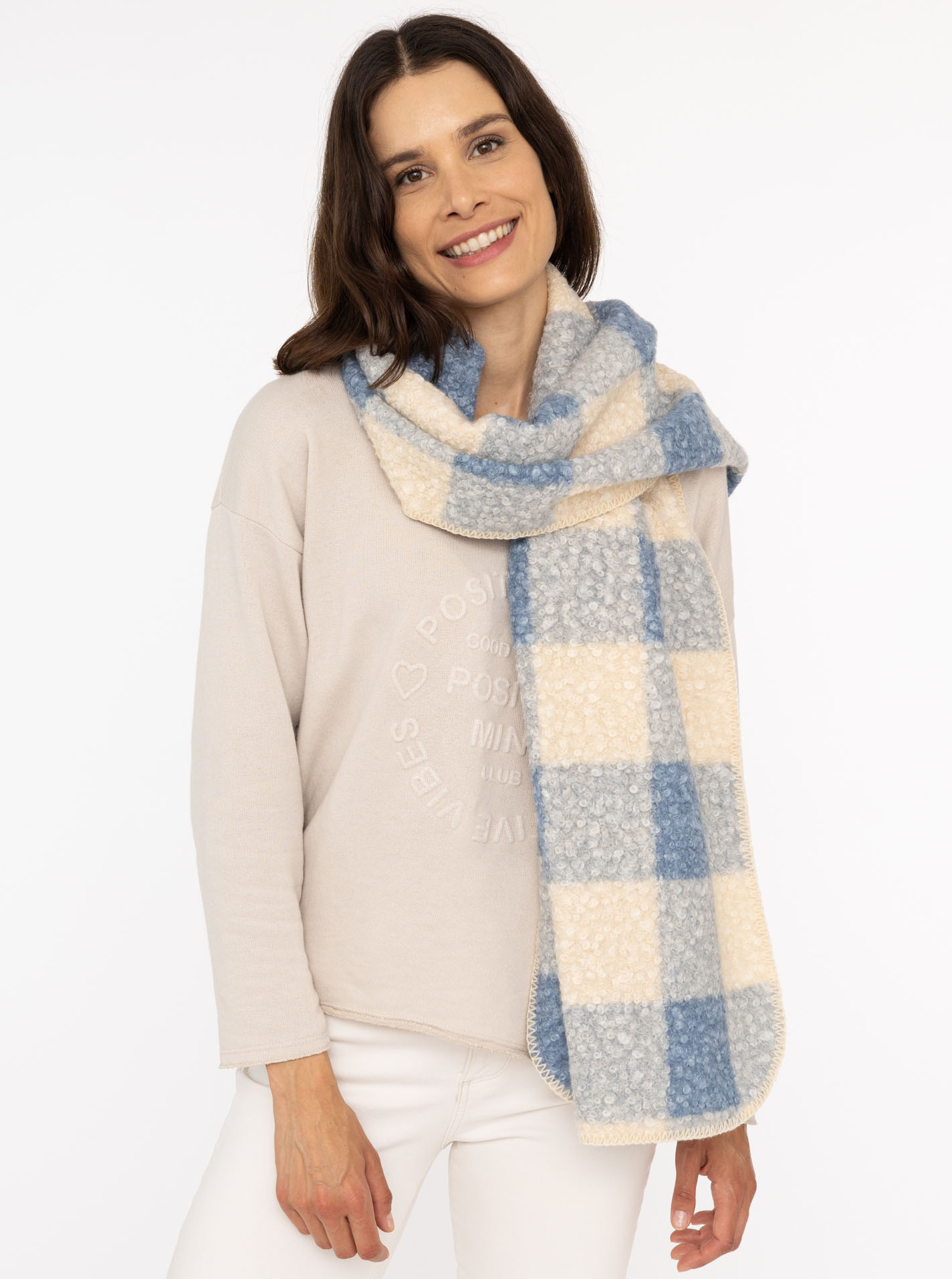 Winterschal "Karo & Teddy"