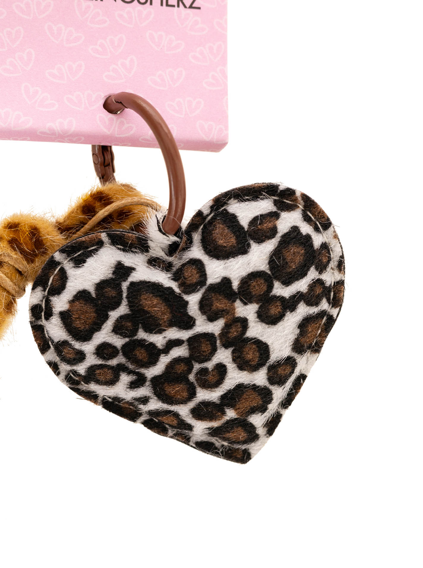 Schlüsselanhänger 10er Set "Leopard Heart"