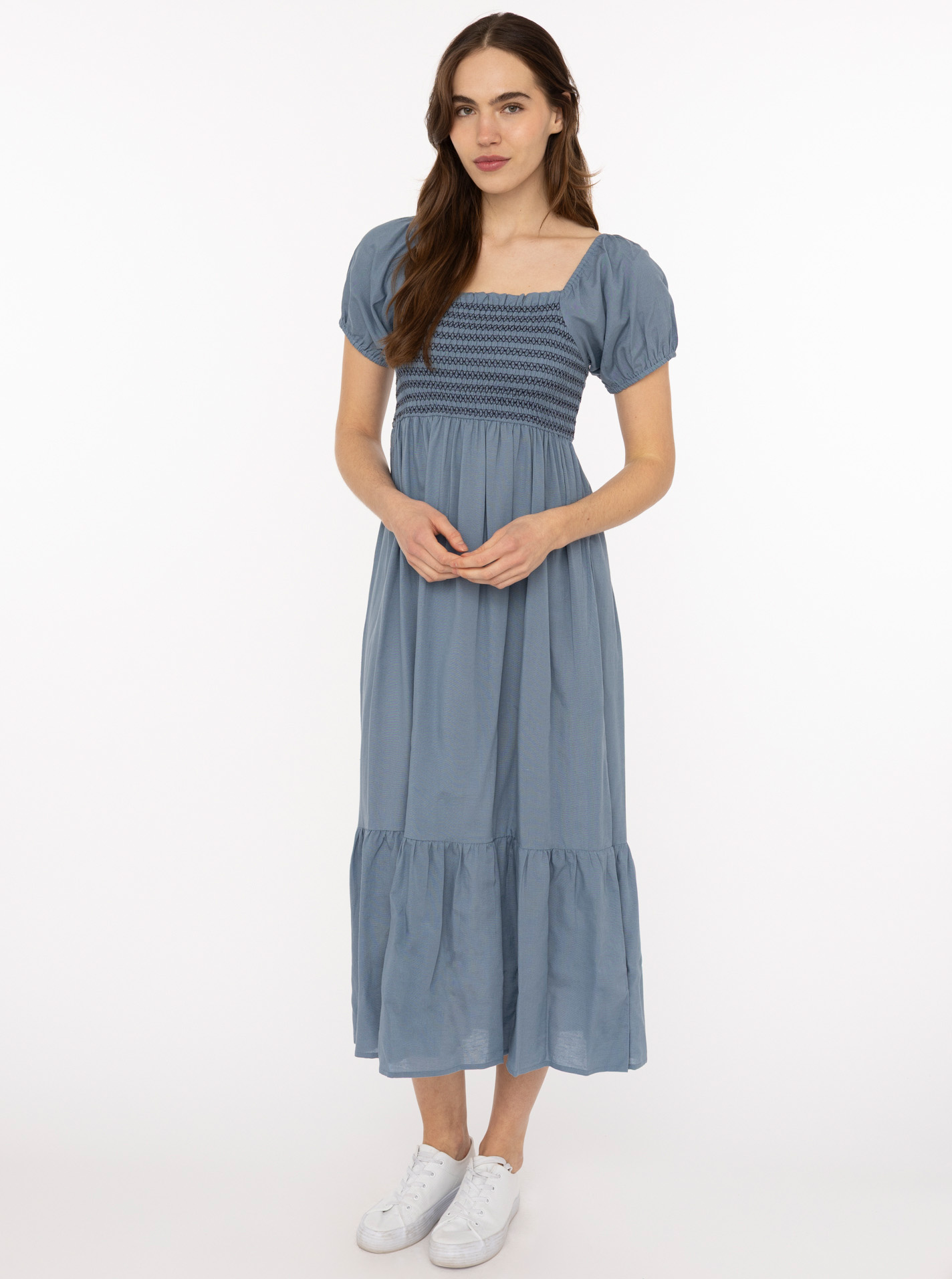 Kleid Leinenmix "Romantic"