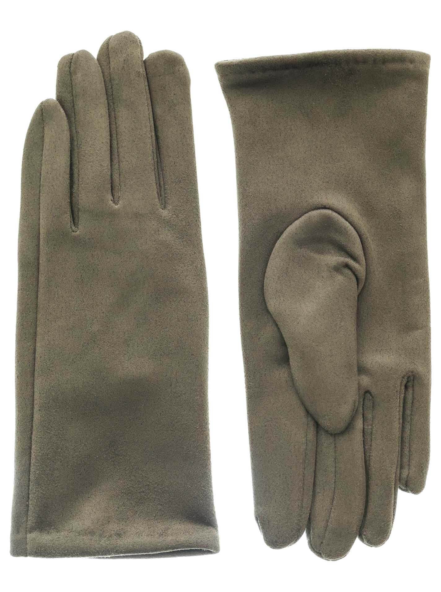 10er Set Handschuhe Velour "Uni"