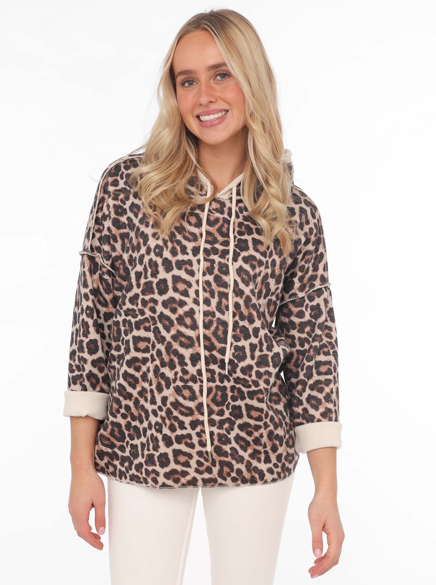 Sweatjacke Double Face "Leo"