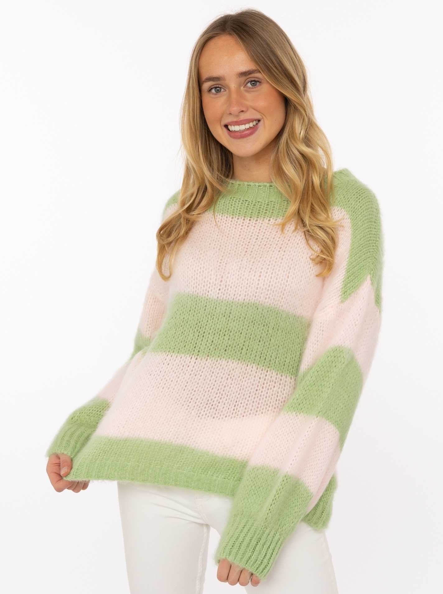 Pullover Wollmix "Blockstreifen"