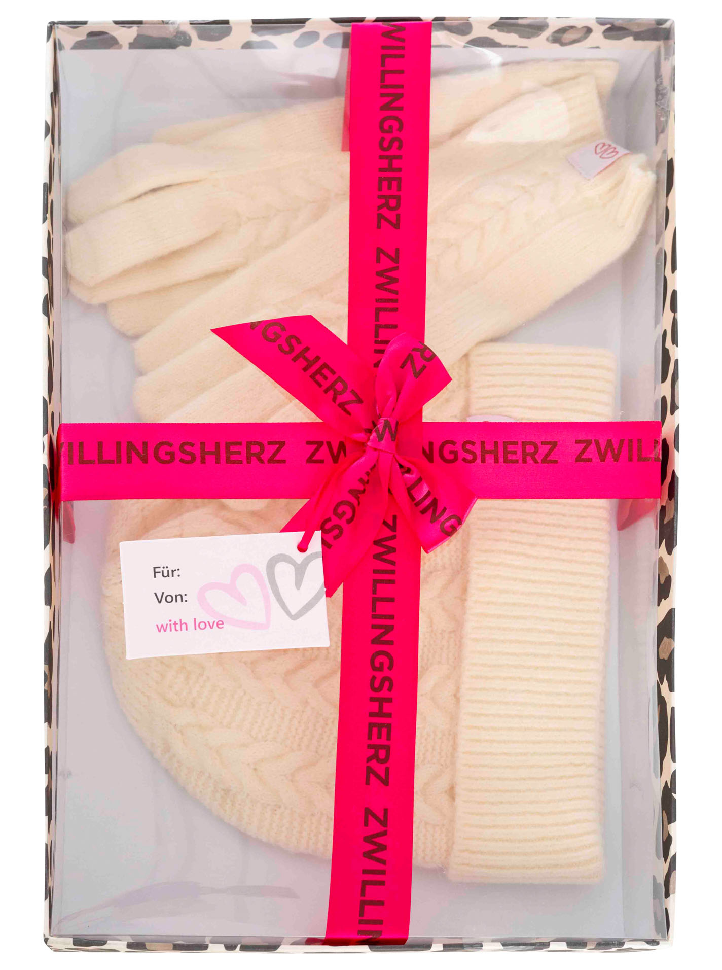 Geschenk Set Mütze & Handschuh