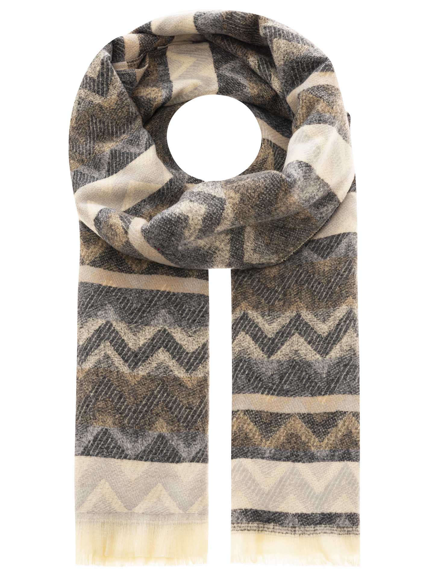 Winterschal "ZickZack Streifen"