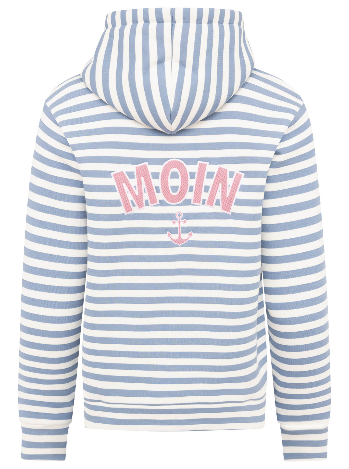 Hoodiejacke "Streifen Moin"