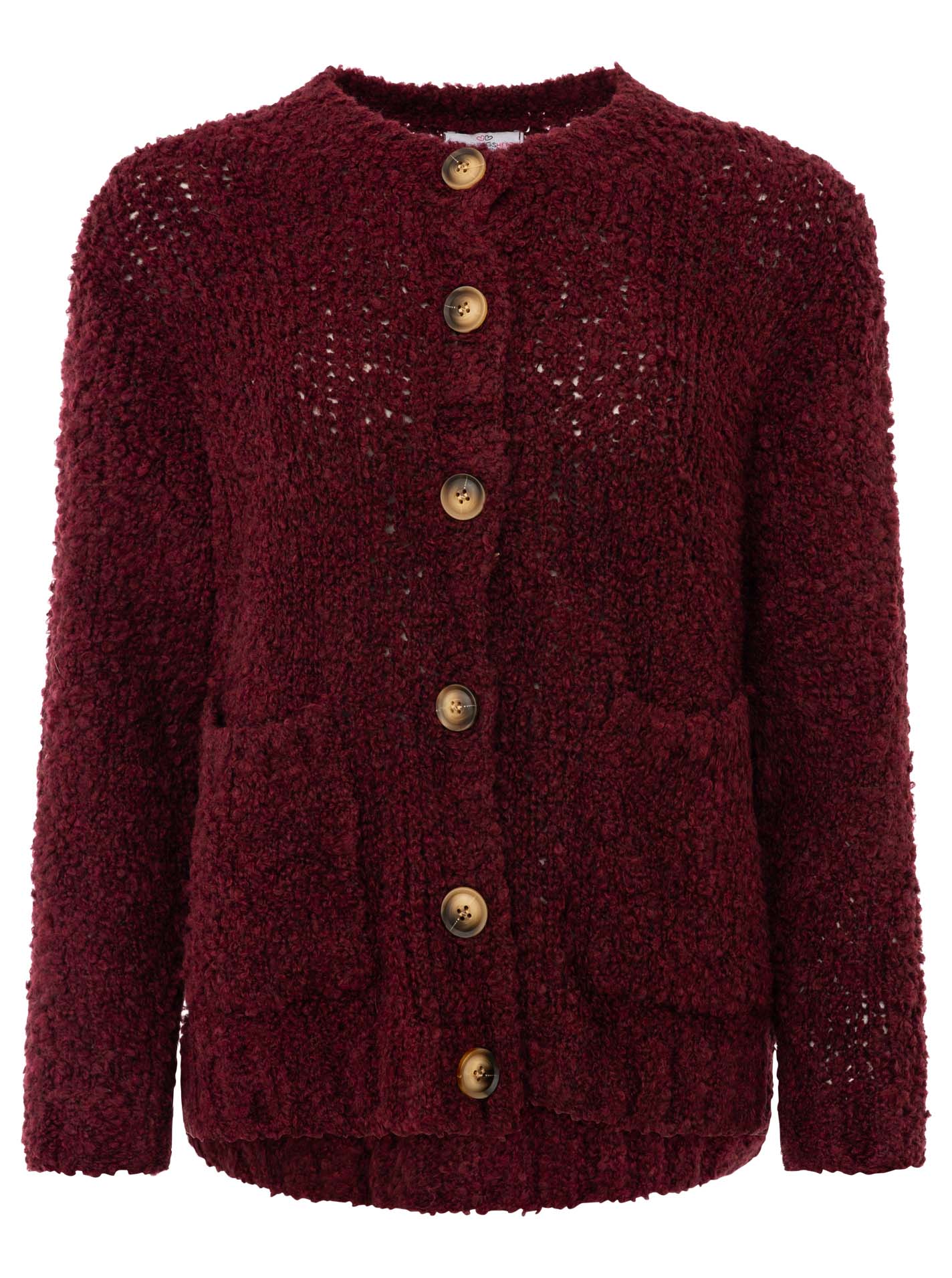 Kuschel Cardigan Wollmix "Flauschig"