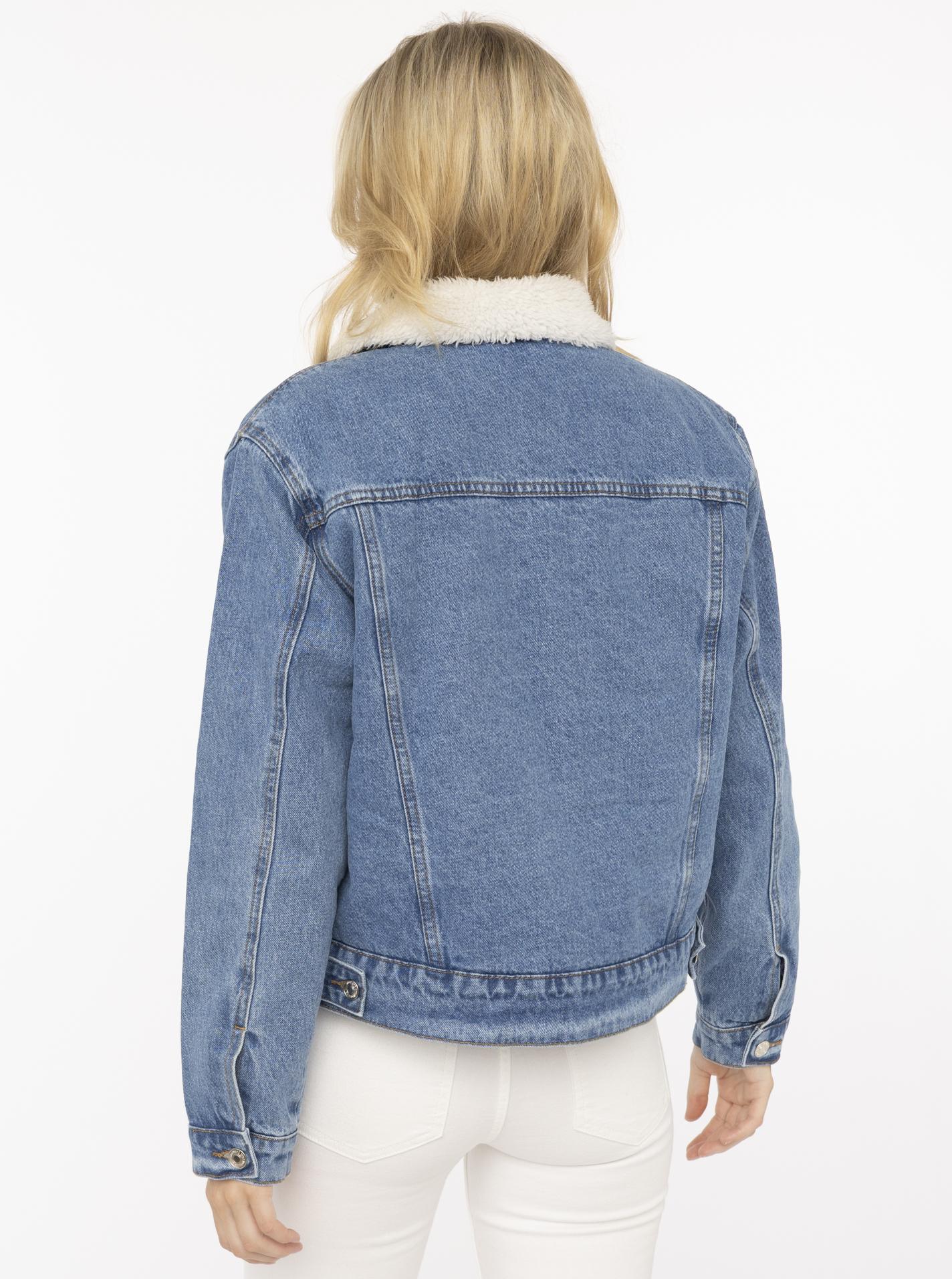 Jeansjacke "Teddyfell"