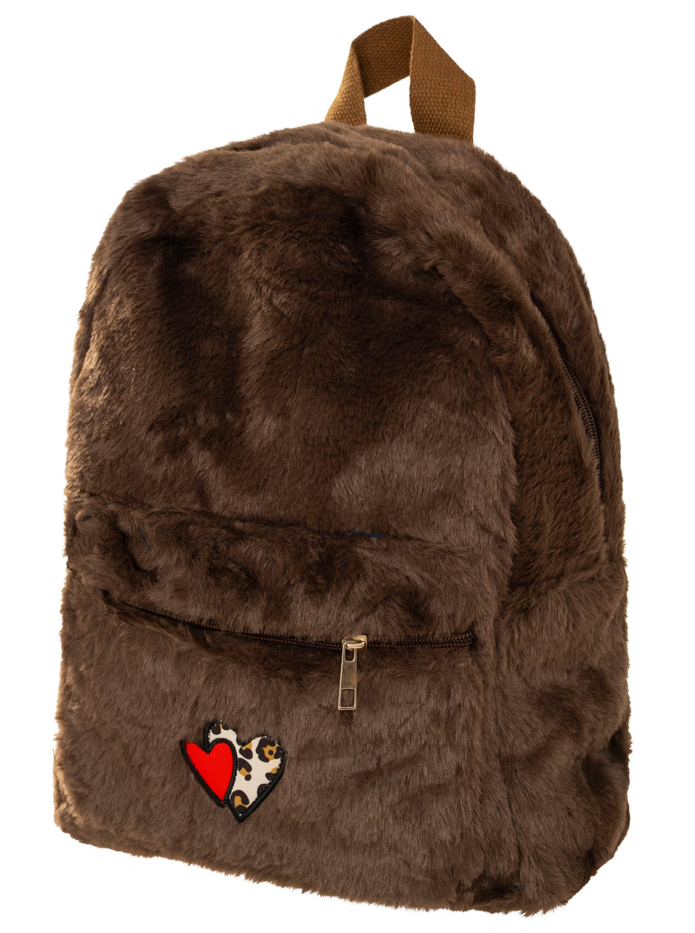 Rucksack Fake Fur "Leo & Herz"