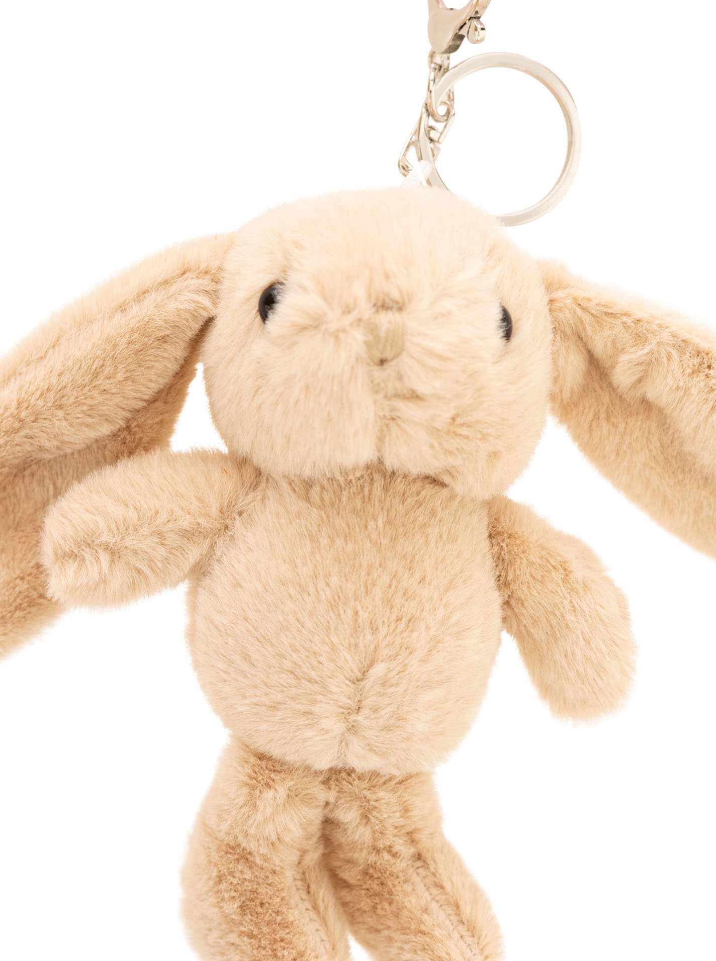 Schlüsselanhänger 10er Set "Plüsch Hase"