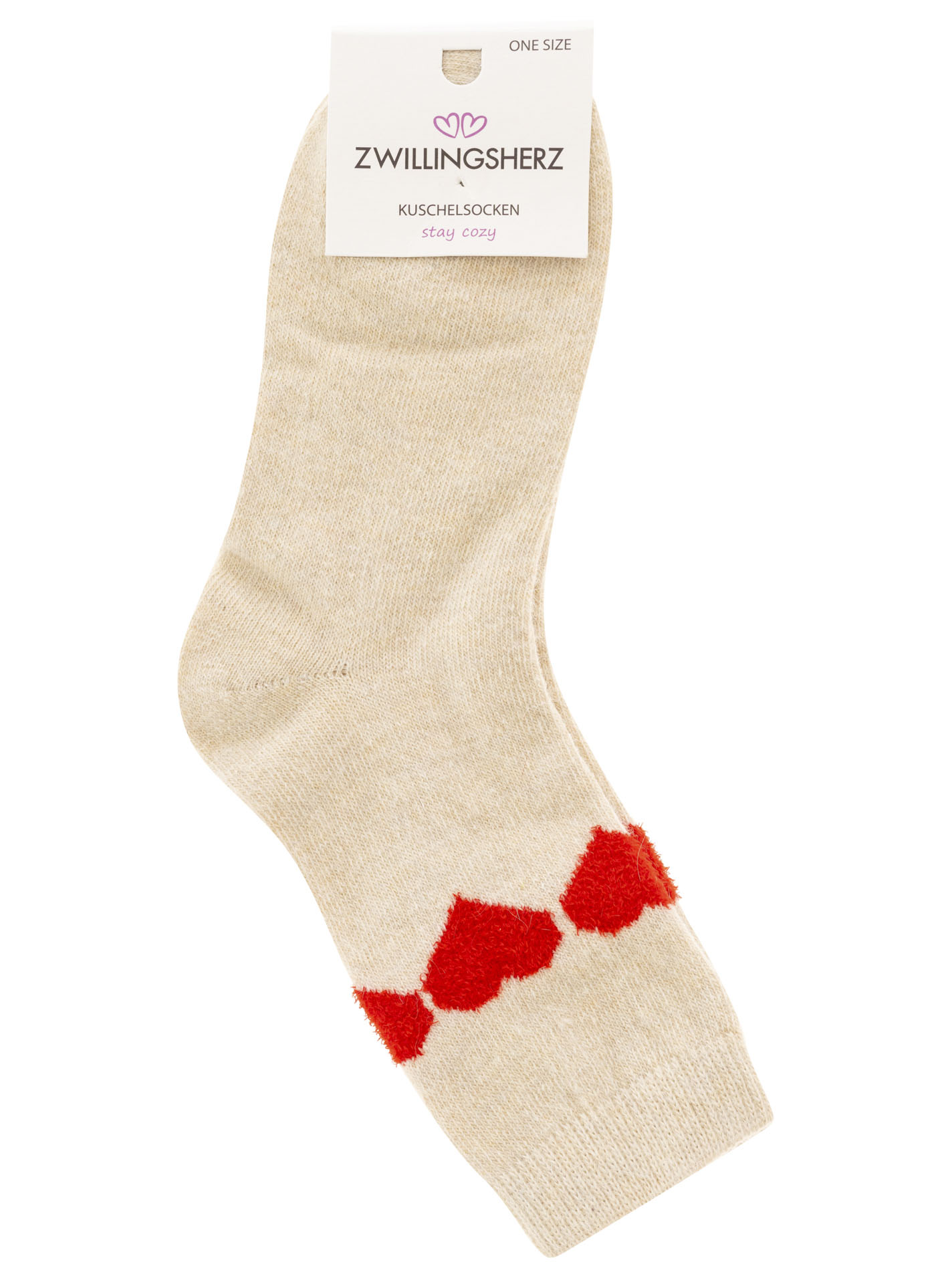 Socken 10er Set Wollmix "Multiherzen"